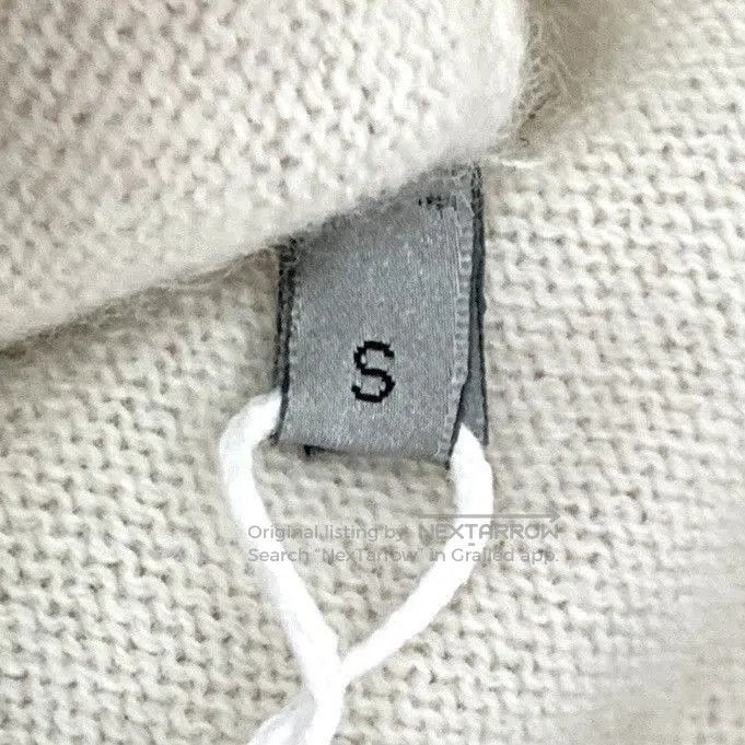 Dior Beige Long Sleeve Knit Sweater with Embellished Detail. Size US S / EU 44-46 / 1 - 6 Thumbnail