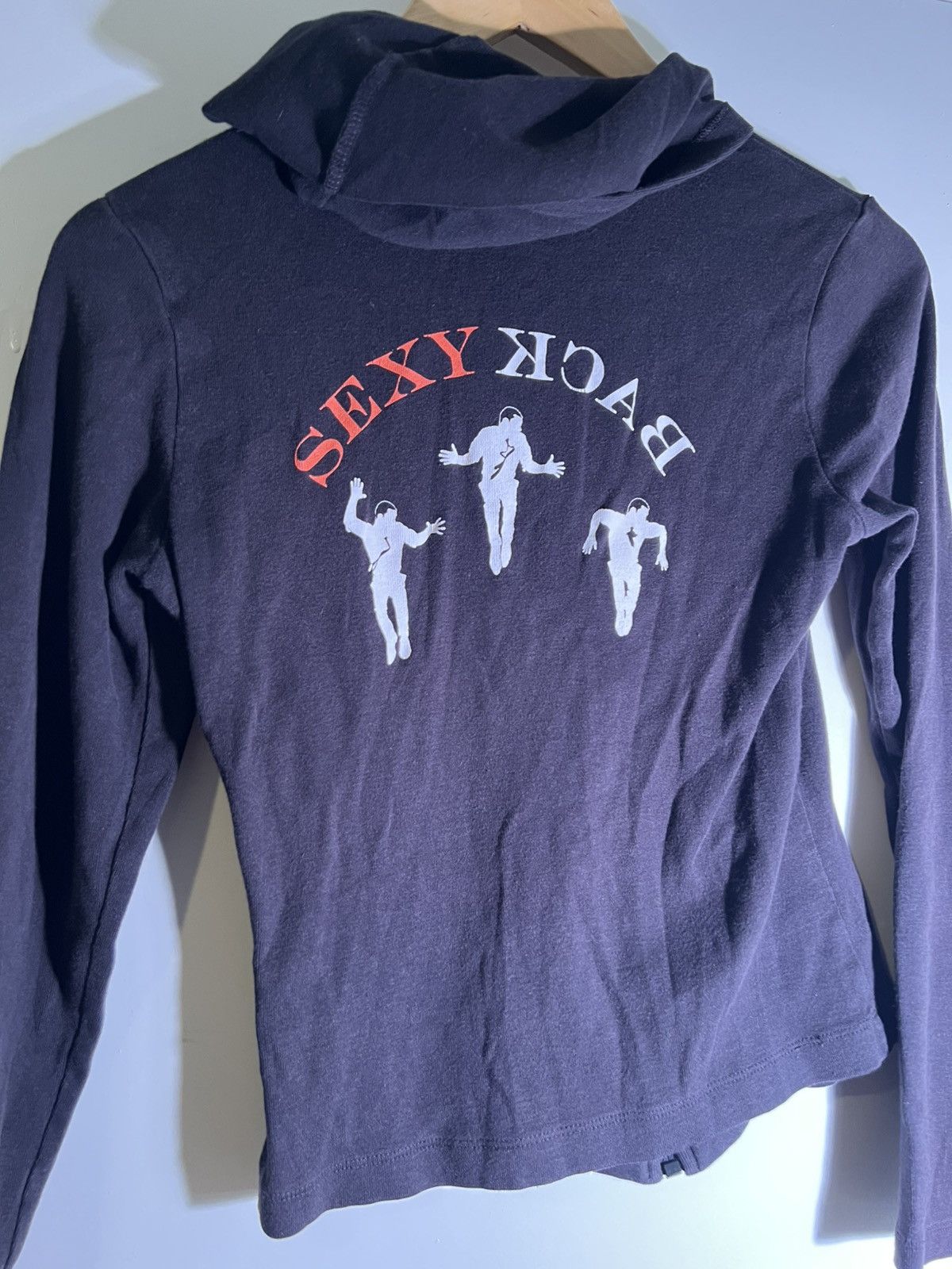 Vintage Y2K 2000’s VTG Vintage Justin Timberlake Sexy Back Hoodie Size M / US 6-8 / IT 42-44 - 3 Thumbnail