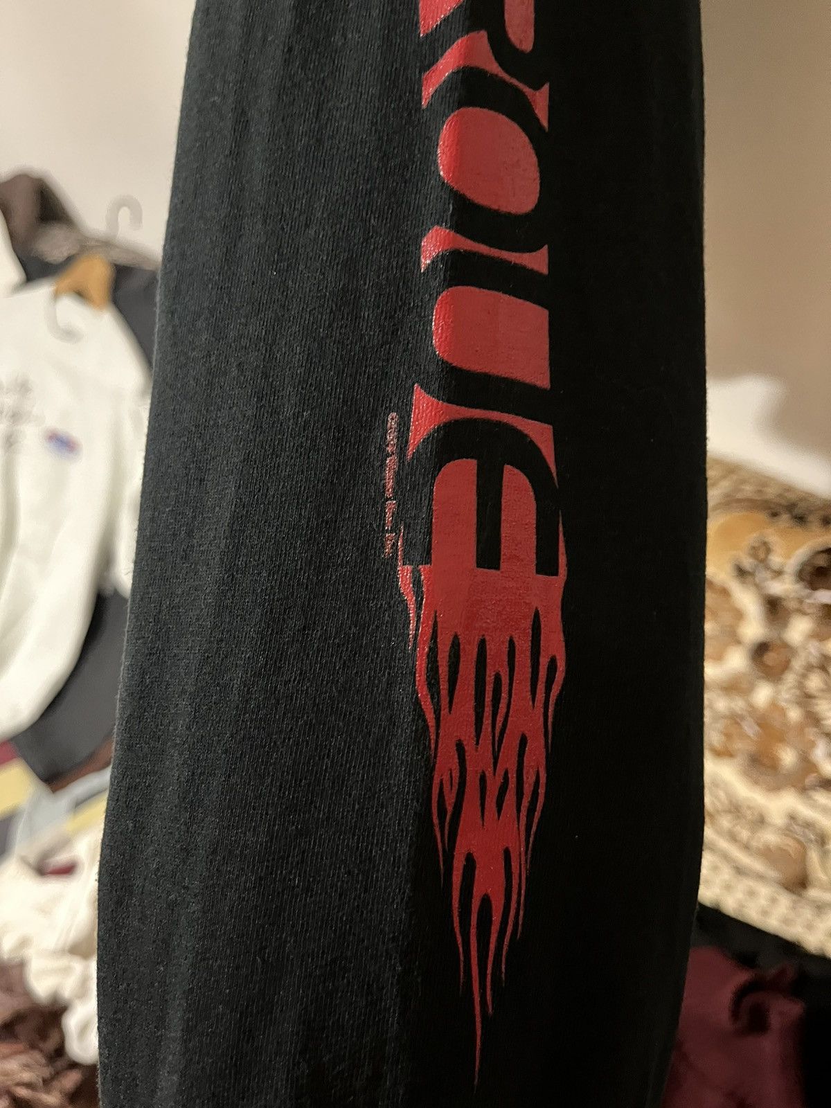 Anvil Torque 2004 Movie Promo Black Long Sleeve Flame Logo🔥 Size US L / EU 52-54 / 3 - 4 Thumbnail