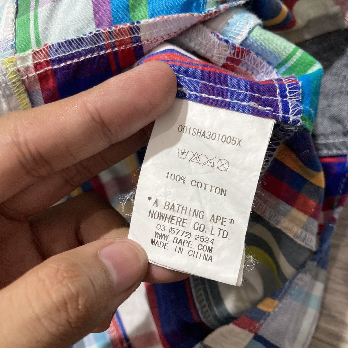 Bape OG Bape A Bathing Ape Camo Patchwork Long Slevee Shirt Size US S / EU 44-46 / 1 - 17 Thumbnail