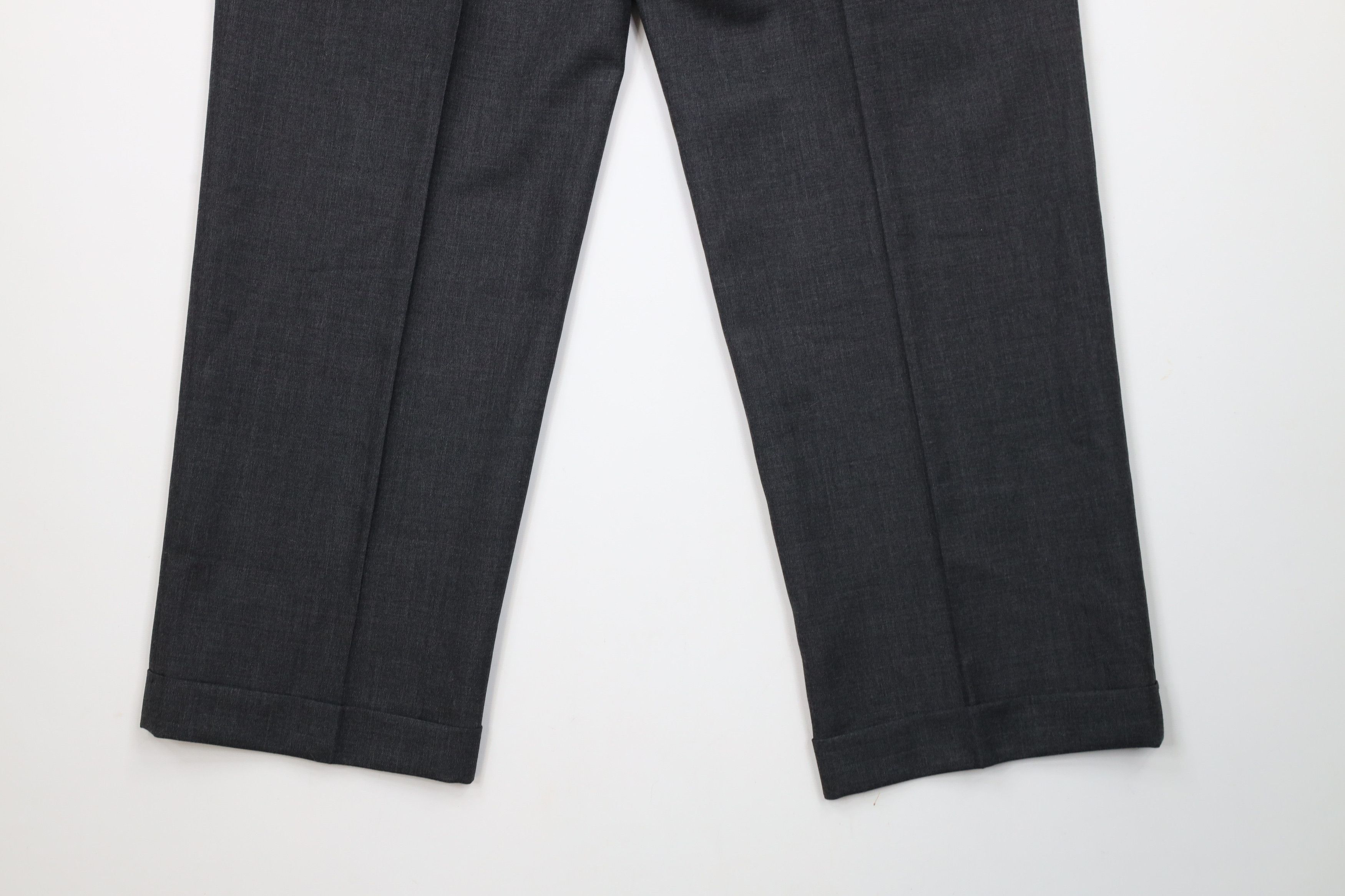 Ralph Lauren × Vintage Vintage Ralph Lauren Cuffed Wide Leg Chino Pants Gray Size US 34 / EU 50 - 12 Thumbnail