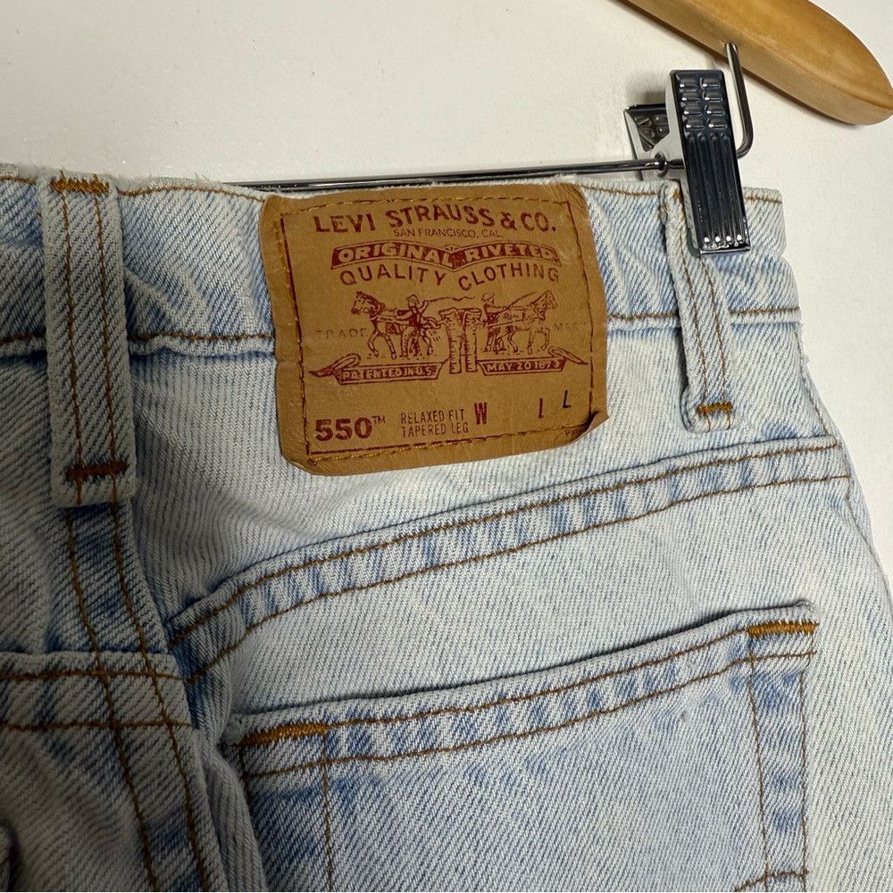 Levi's Vintage Clothing Levi’s 550 Relaxed Fit Taper Women’s Vintage 1990’s Jeans 7 Size 26" / US 2 / IT 38 - 5 Thumbnail
