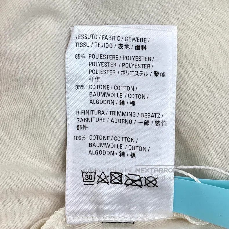 Balenciaga Balenciaga Beige lettering print cotton crew-neck short-sl Size US M / EU 48-50 / 2 - 8 Thumbnail