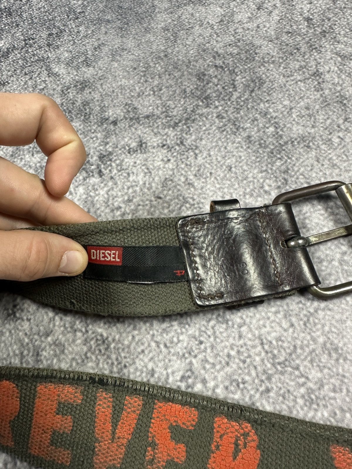 Diesel Y2K Vintage Forever Your Diesel Logo Belts Leather Style USA Size ONE SIZE - 4 Thumbnail