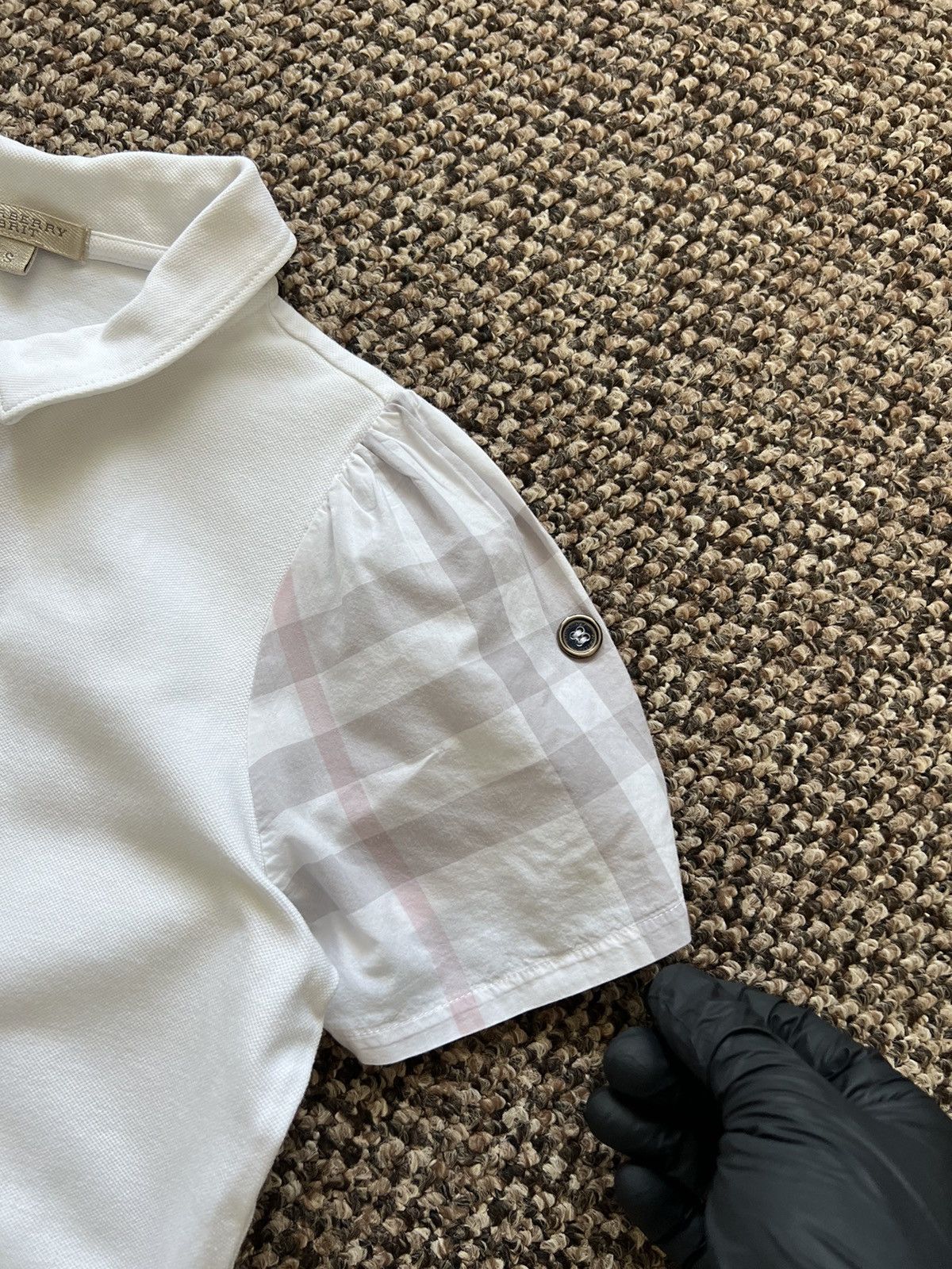 Burberry Vintage Burberry Polo T-shirt Size S / US 4 / IT 40 - 6 Thumbnail