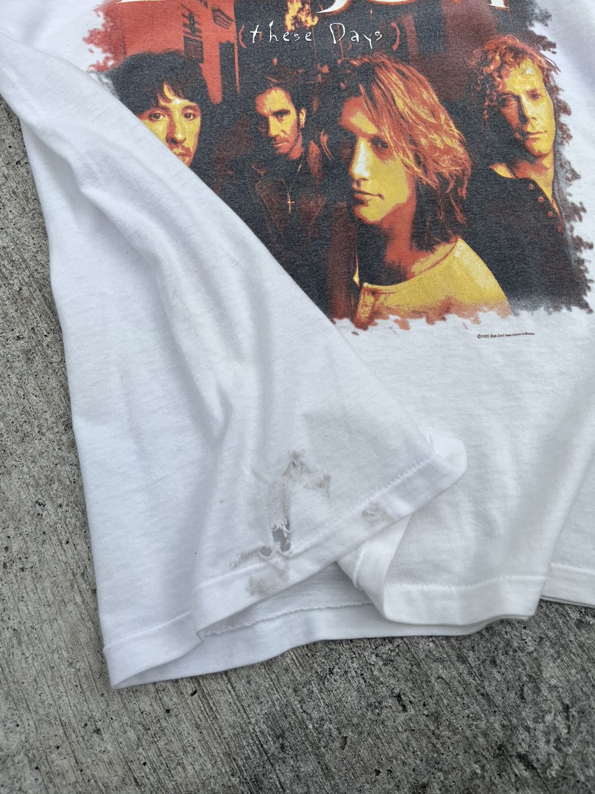 Band Tees × Bon Jovi × Vintage Vintage 90's Bon Jovi These Days Japan Tour Size US M / EU 48-50 / 2 - 15 Thumbnail
