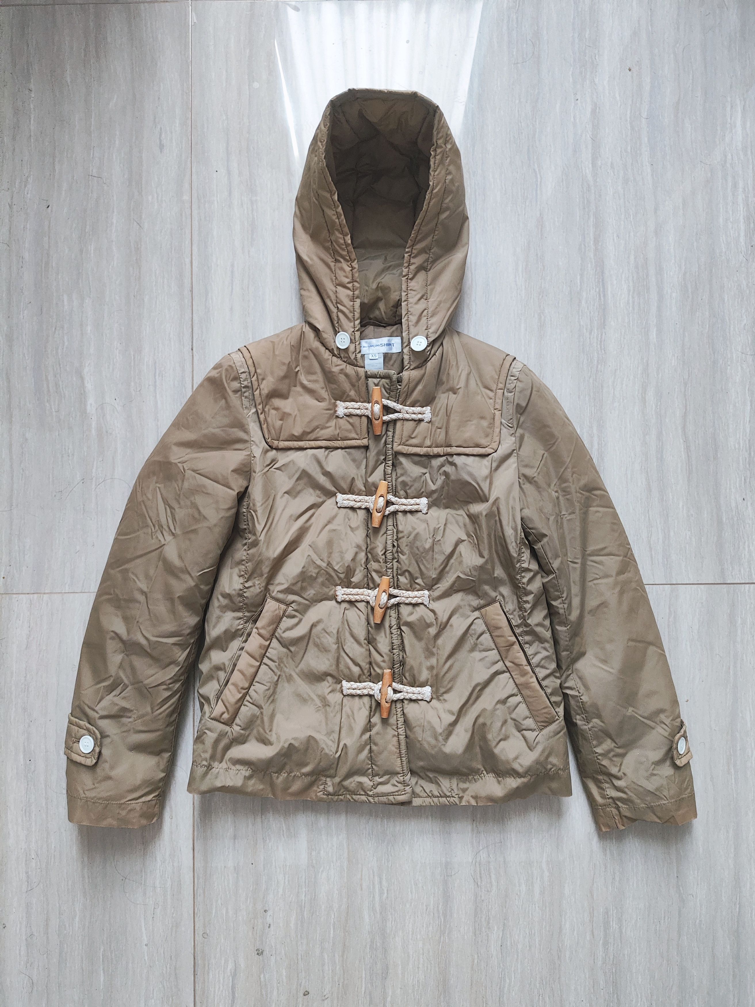 Comme des Garcons SHIRT CDG nylon duffle coat Size XS / US 0-2 / IT 36-38 - 1 Thumbnail