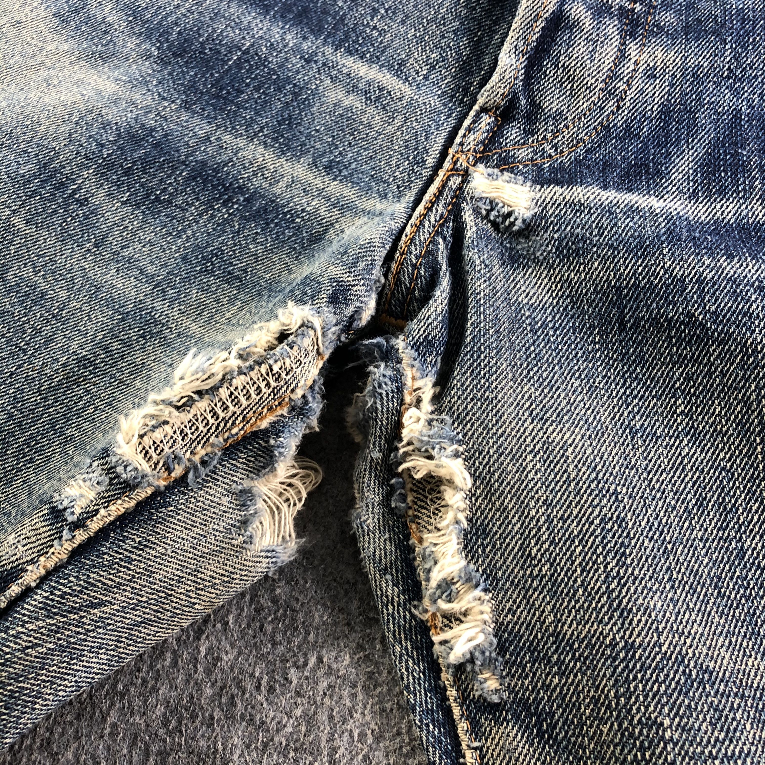Levi's Vintage Distressed Levis 501 Jeans-J3694 Size US 32 / EU 48 - 8 Thumbnail