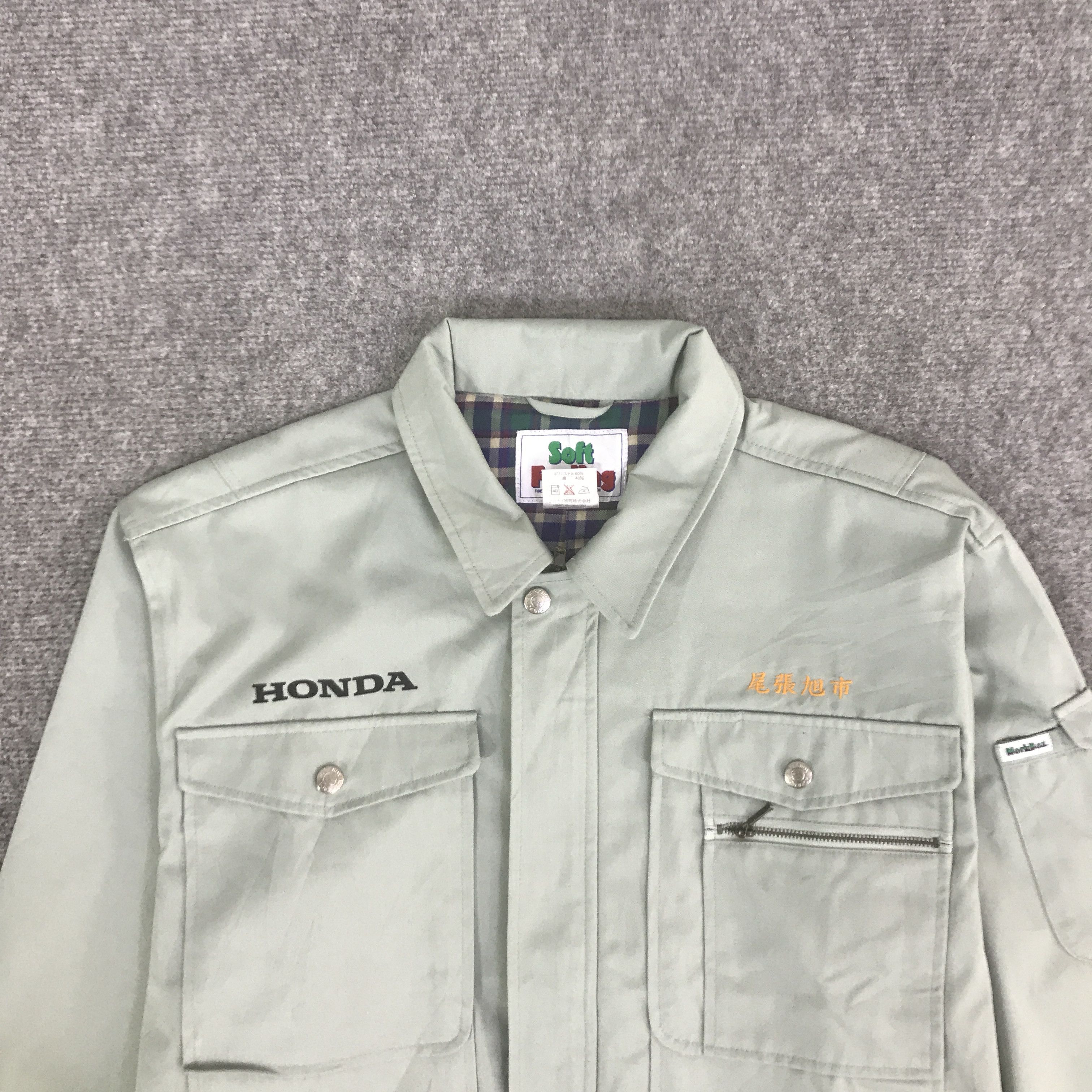 Japanese Brand HONDA RACING UNIFORM F JAPAN CUSTOM JACKET K127B14 Size US L / EU 52-54 / 3 - 3 Thumbnail