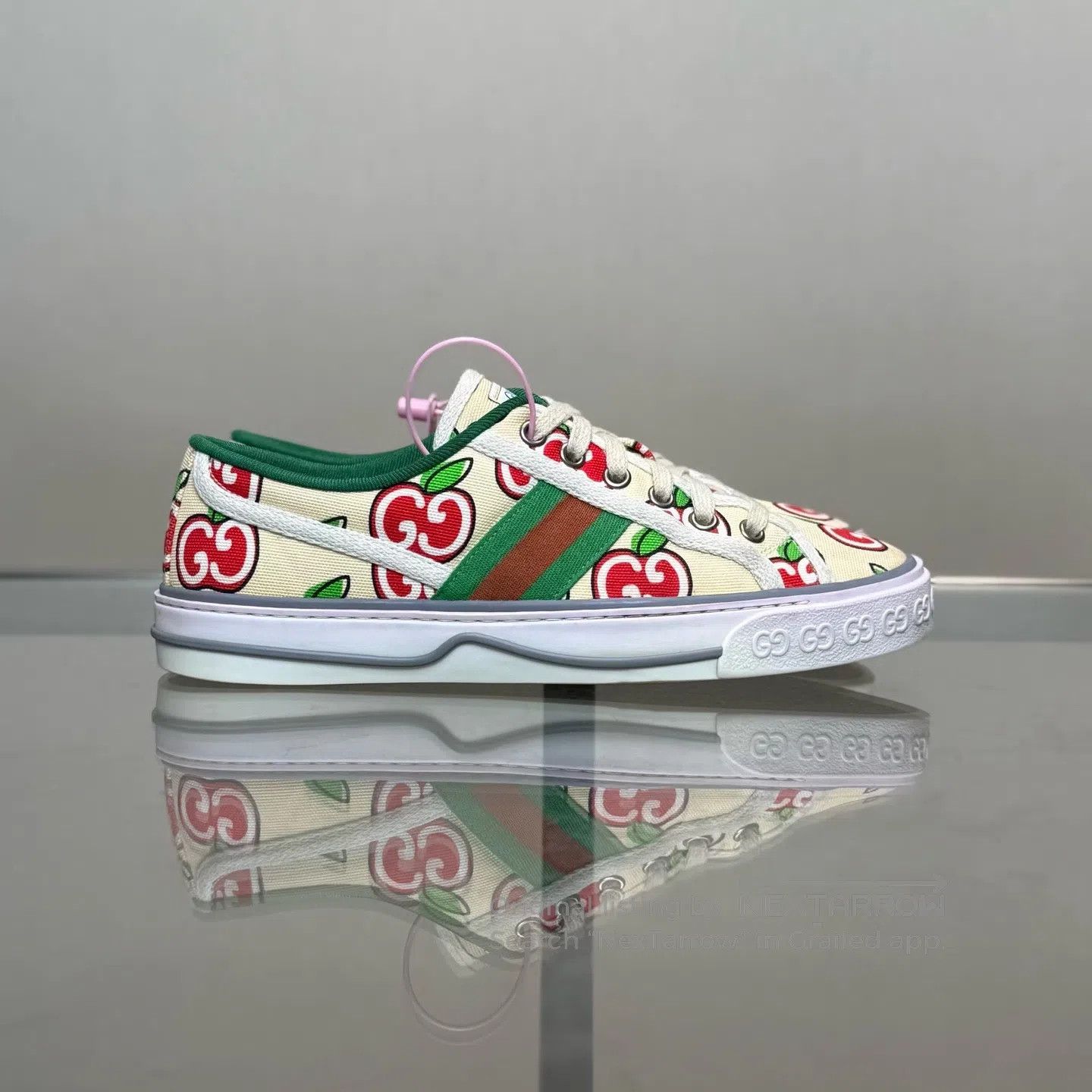 Gucci Guicci 1977 Apple Double G Logo Board Shoes Size US 6.5 / IT 36.5 - 3 Thumbnail