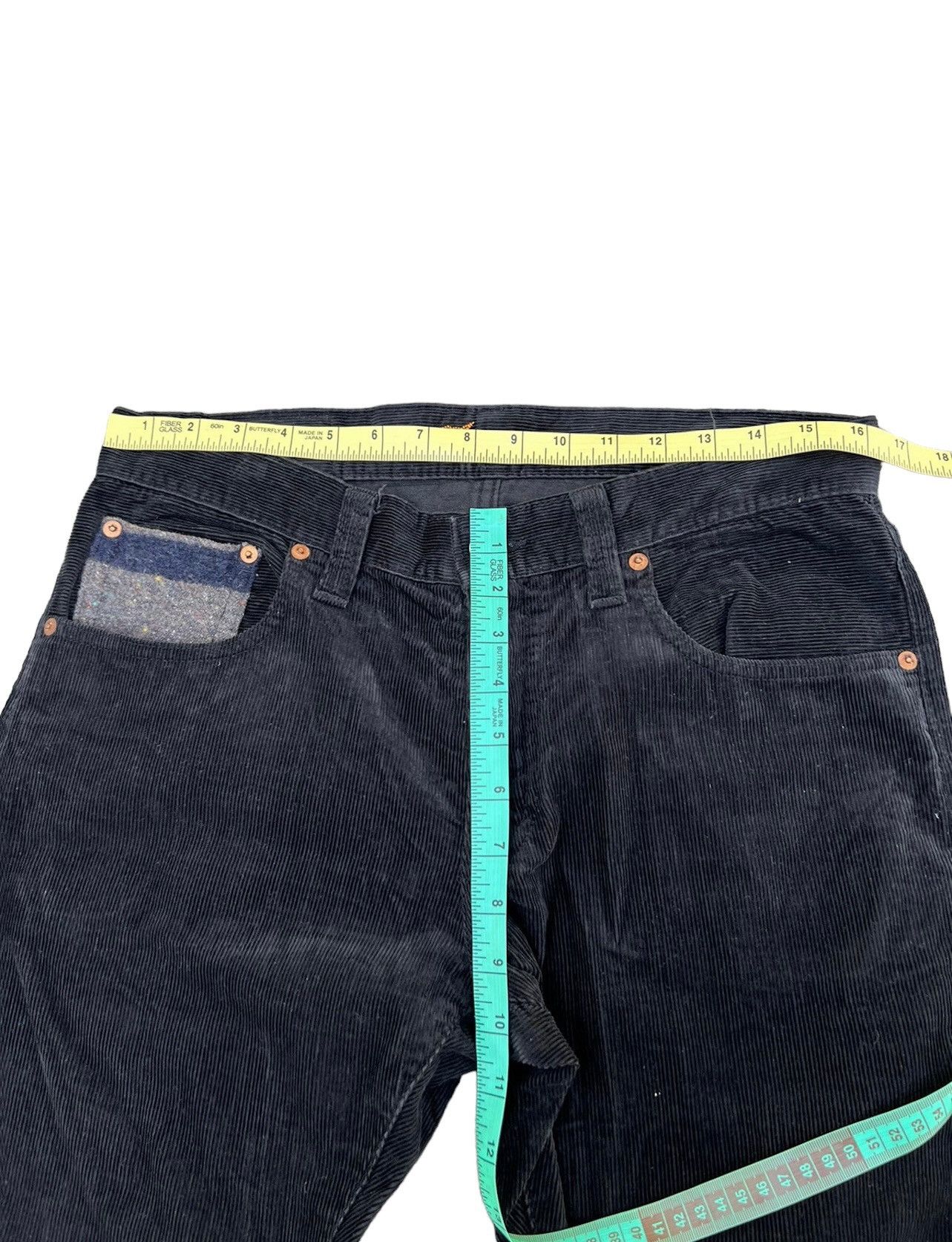 Vintage Acoustic Made in Japan Corduroy Pant Black Size US 31 - 3 Thumbnail