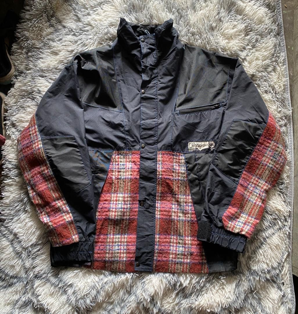 Japanese Brand 90s💥Chomaphobia Mix Wool Rare Jacket Size US L / EU 52-54 / 3 - 1 Thumbnail