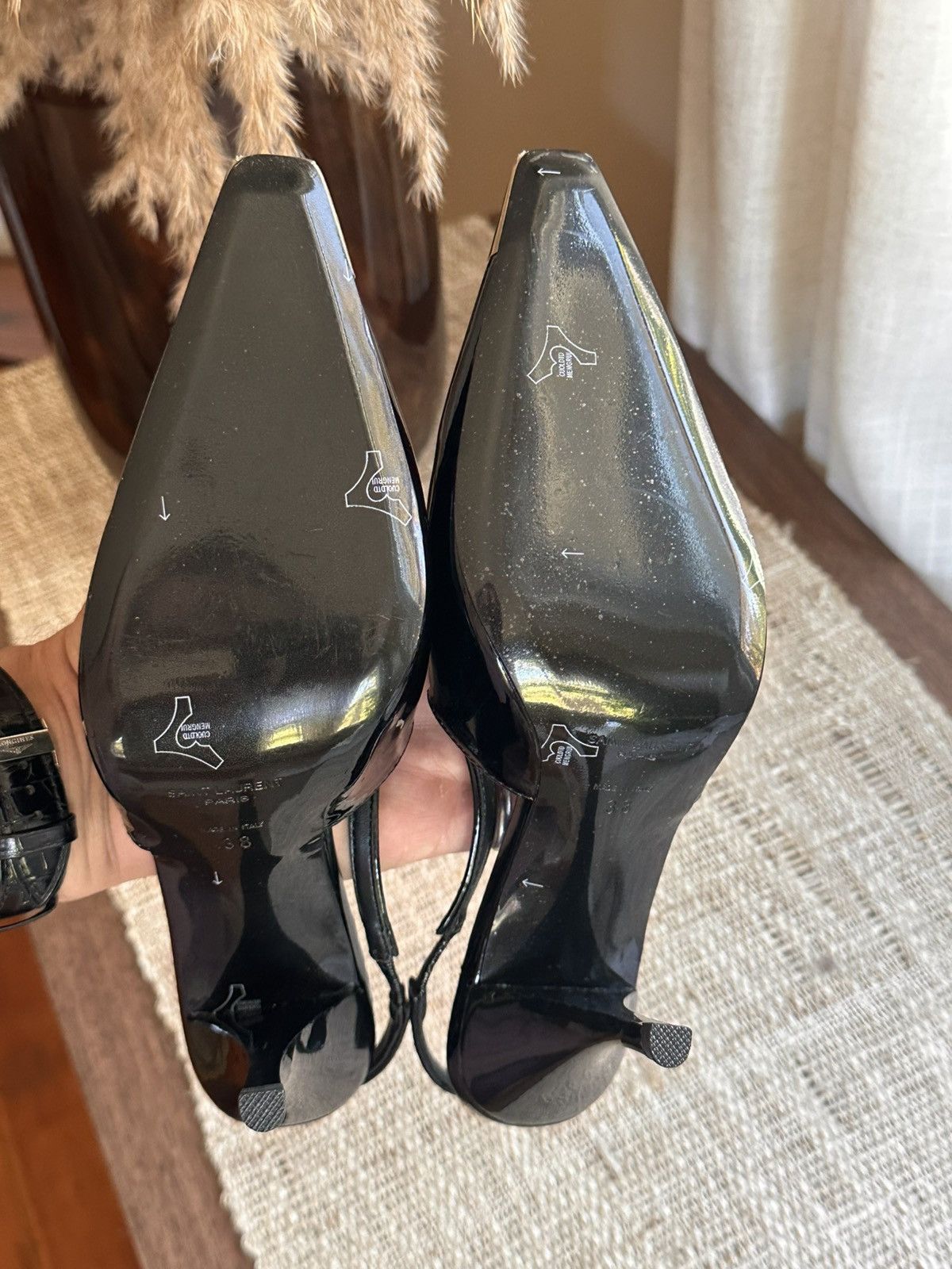 Saint Laurent Paris Saint Laurent Vesper Heels Size US 8 / IT 38 - 8 Thumbnail