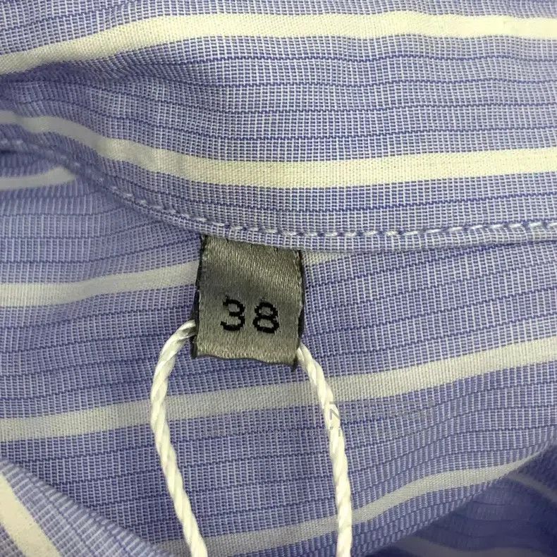 Dior Dior Size 38 Blue vertical striped cotton lapel single-brea Size US XXS / EU 40 - 7 Thumbnail