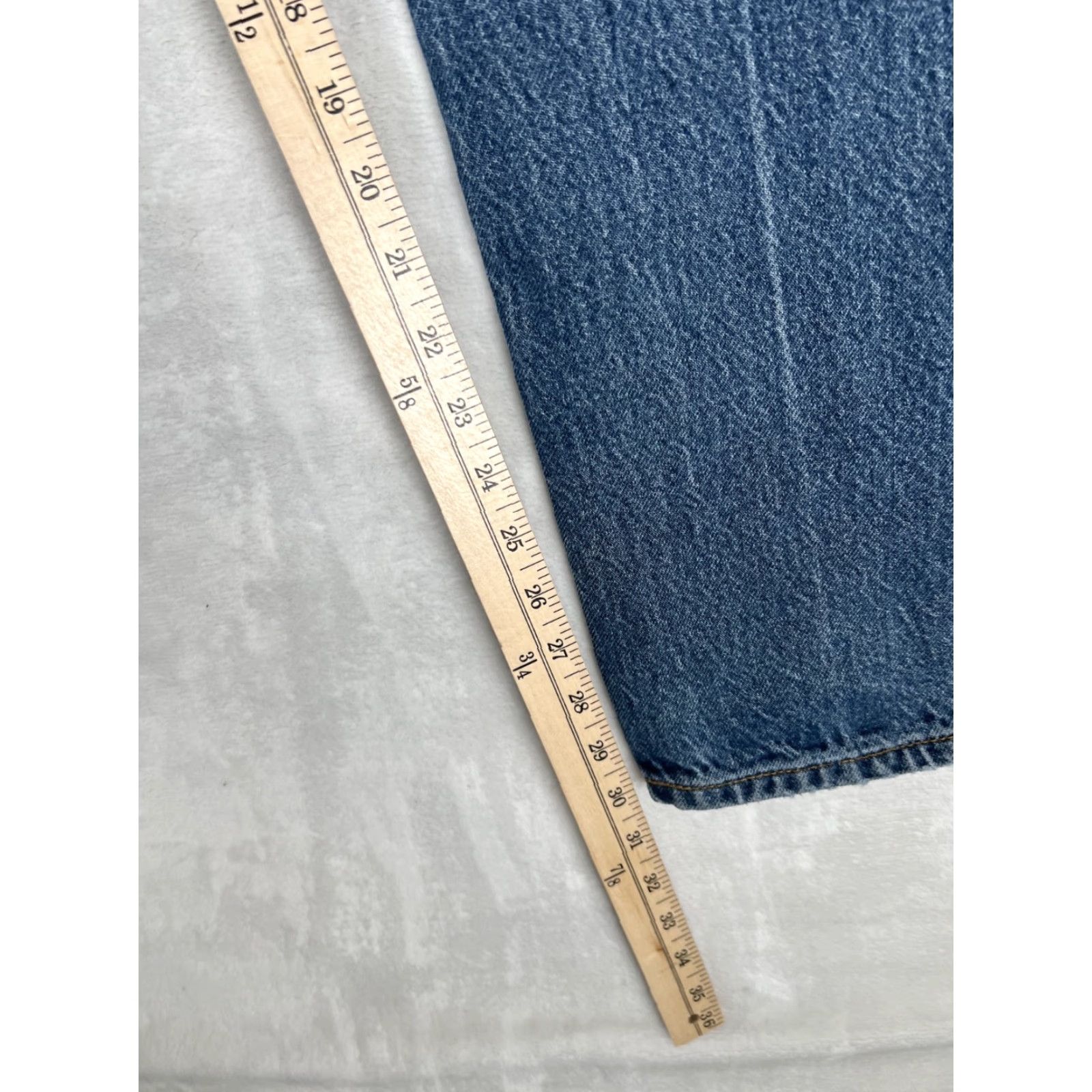 Levi's VINTAGE Levi’s 505 Jeans Denim Blue 36x30 Regular Men Size US 36 / EU 52 - 5 Thumbnail