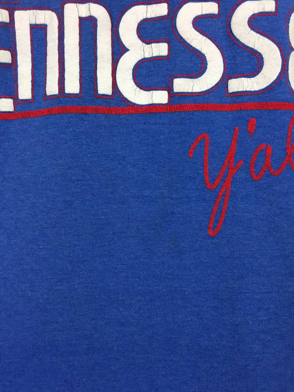 Vintage Vtg 80s Screen Stars I Love Tennessee Single Stitch Tee Size US XL / EU 56 / 4 - 4 Thumbnail