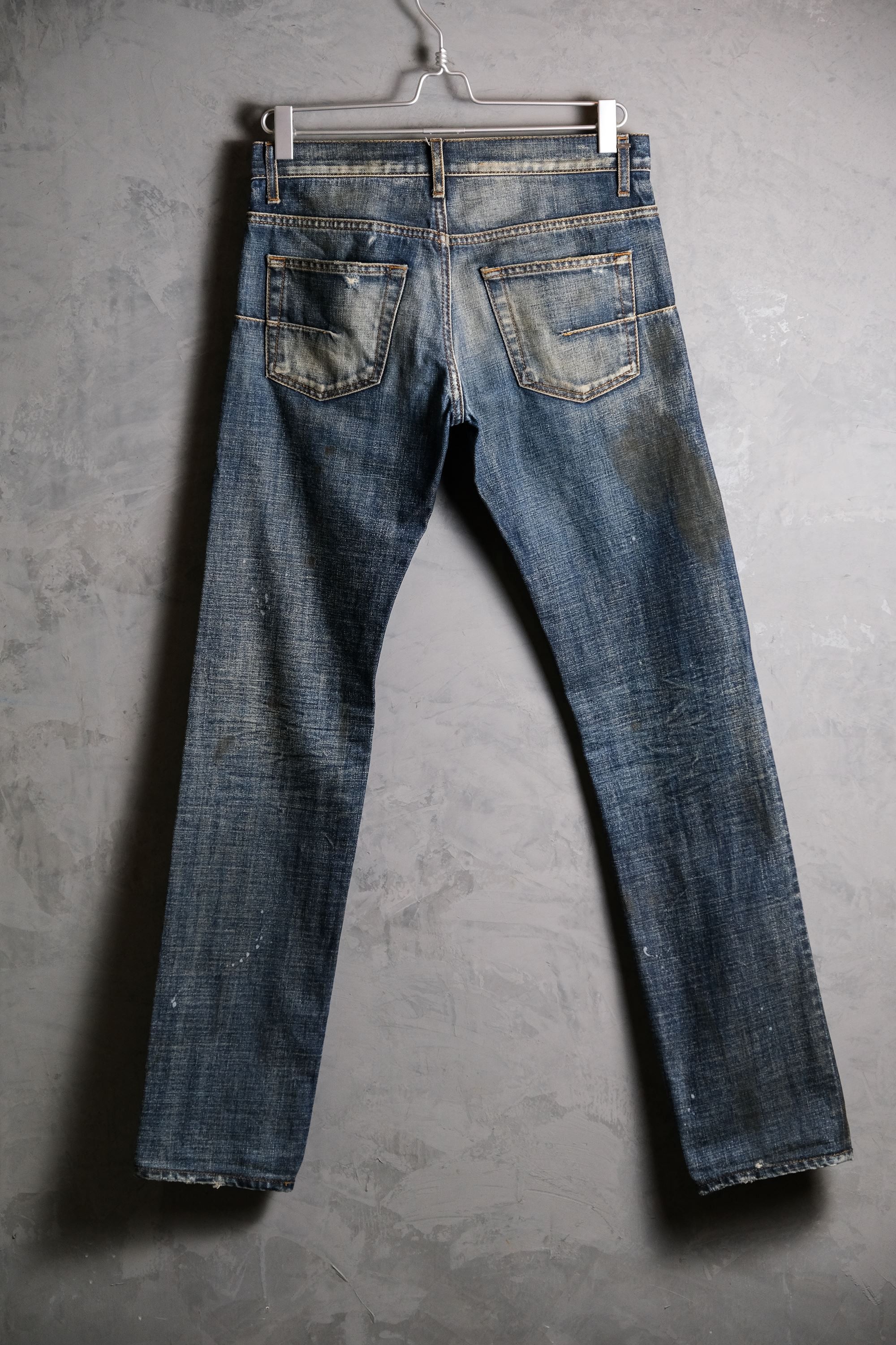DIOR HOMME by Kris Van Assche Dirt Grunge Slim-Fit Jeans