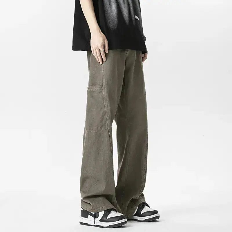 Japanese Brand Retro loose straight leg micro flared jeans Size US 30 / EU 46 - 6 Thumbnail