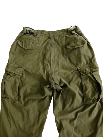 Other Vintage Military Cargo Pants Olive Green Rare Size US 35 - 4 Thumbnail