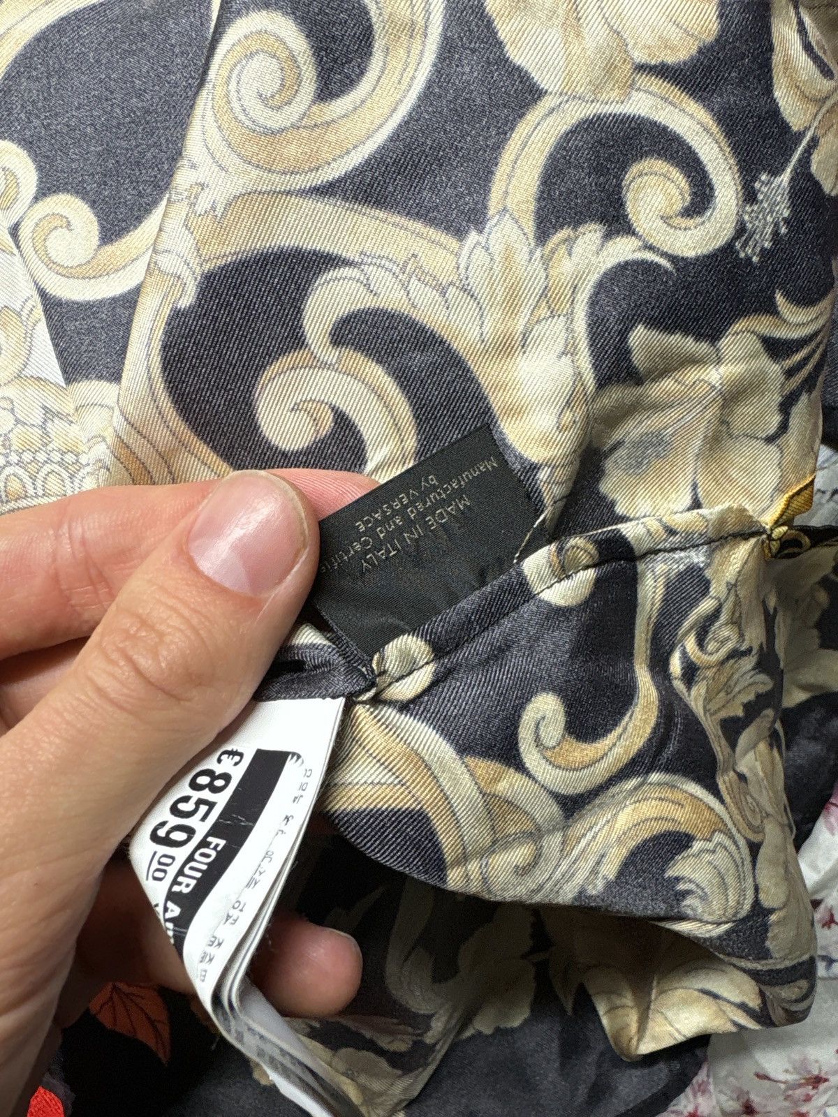 Versace Versace baroque print shirt Size US M / EU 48-50 / 2 - 7 Thumbnail