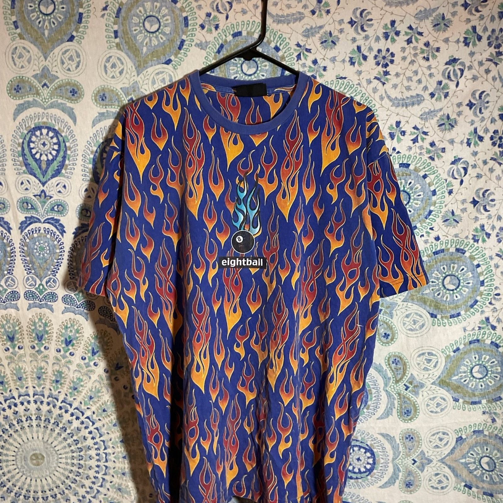 Other Vintage Eightball All Over Print No Boundaries Shirt Size US XL / EU 56 / 4 - 6 Thumbnail