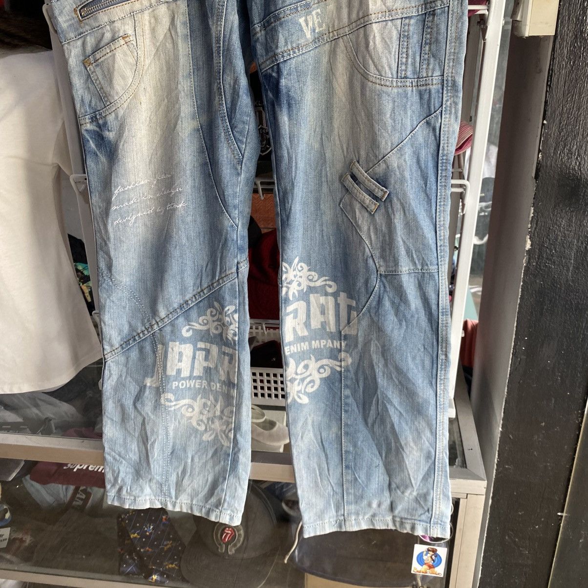 Japanese Brand Japrag denim jeans by Japanese designer Okishama Samoko Size US 38 / EU 54 - 4 Thumbnail