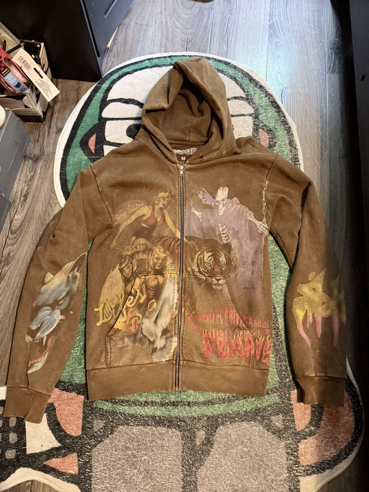 Travis Scott Travis Scott Utopia Merch Zip Up Size US M / EU 48-50 / 2 - 1 Thumbnail