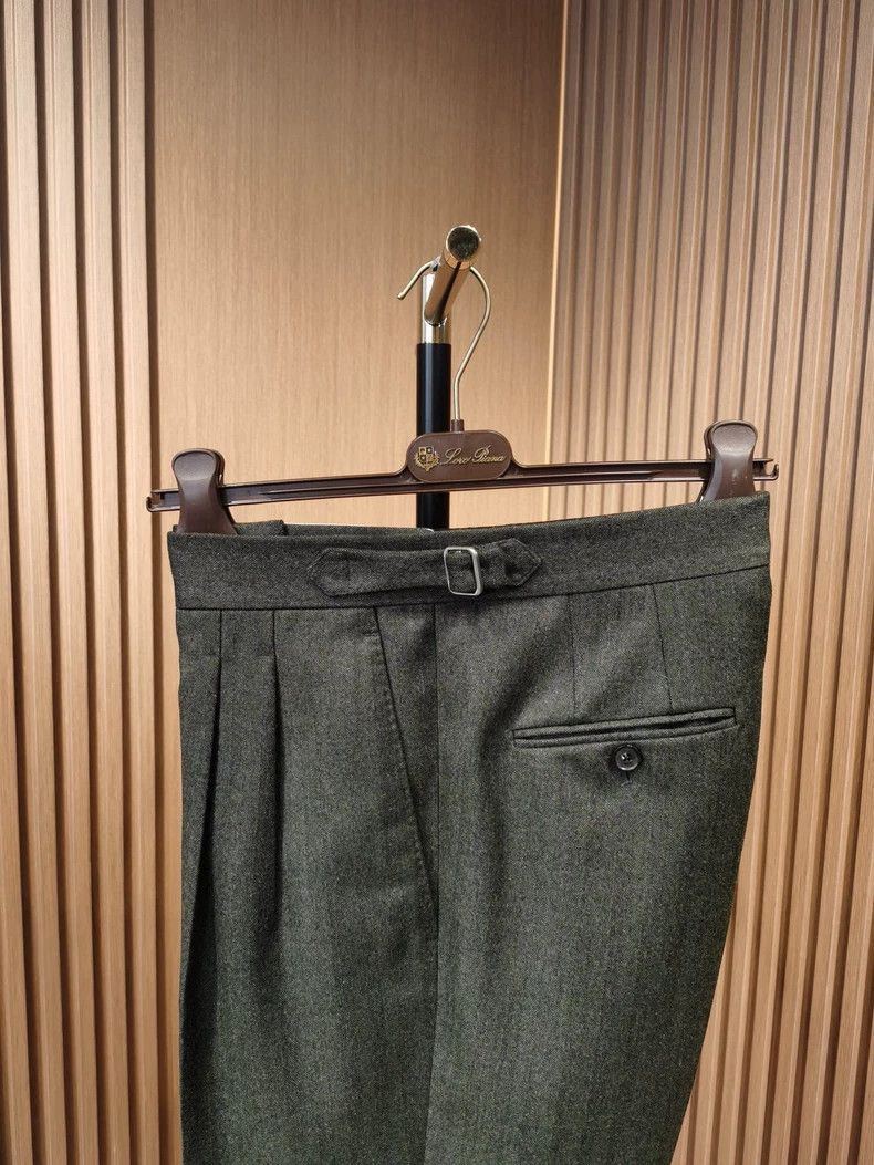 Loro Piana LORO PIANA Pleated trousers Size US 38 / EU 54 - 6 Thumbnail