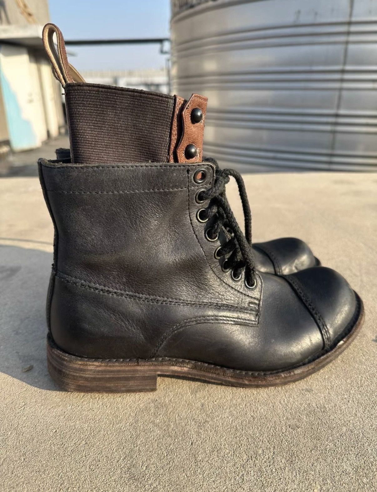 Number (N)ine Number Nine 08ss double layer boots bird Size US 7 / EU 40 - 3 Thumbnail