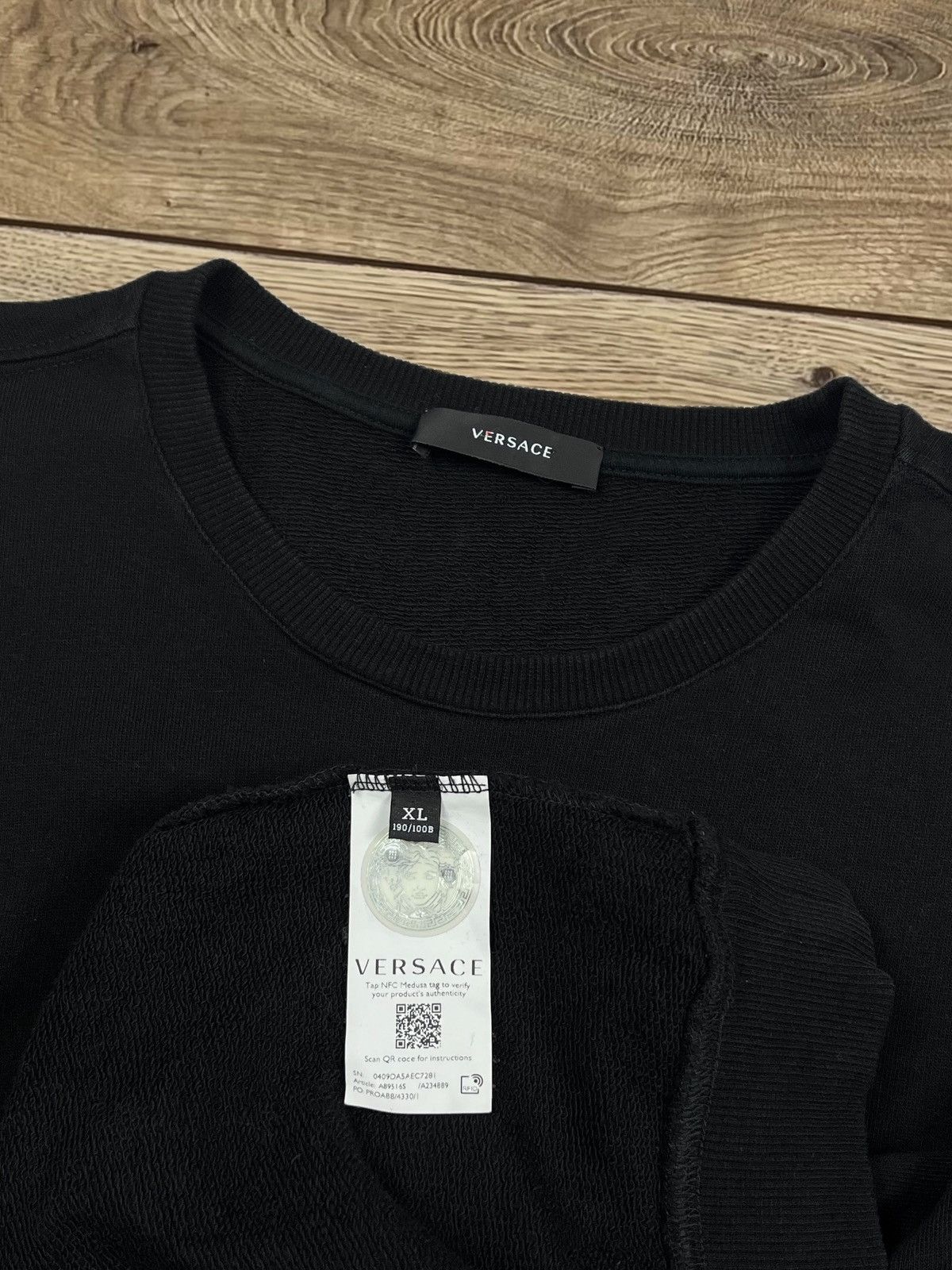 Versace Versace Medusa Logo Sweatshirt Size US XL / EU 56 / 4 - 3 Thumbnail