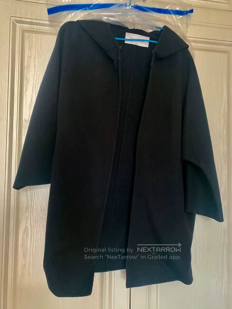 Valentino Valentino Hooded black wool cloak Size S / US 4 / IT 40 - 8 Thumbnail