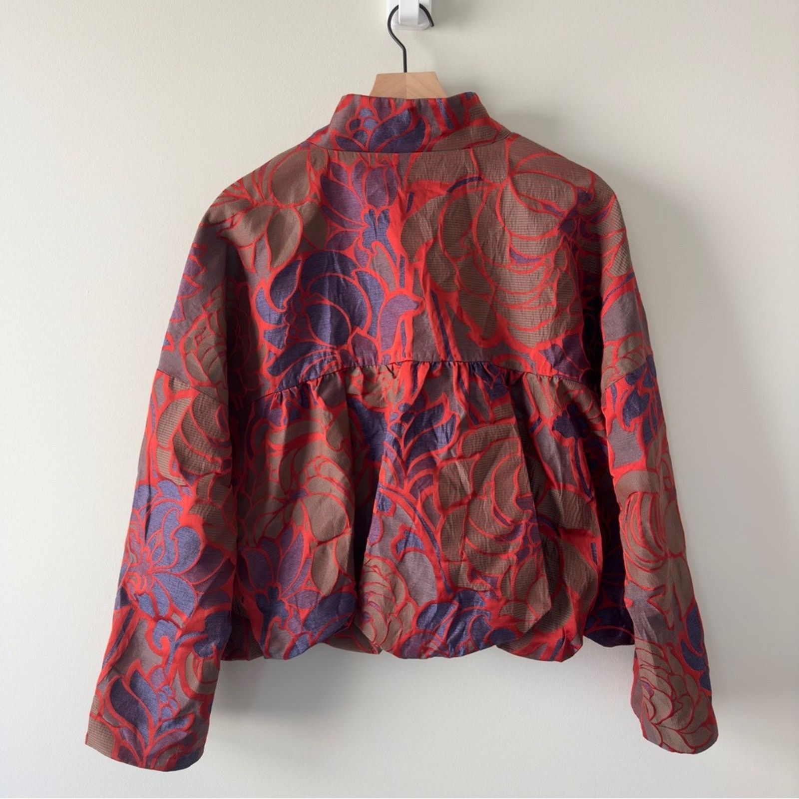 Piazza Sempione Piazza Sempione made in Italy floral Jacquard blazer jacket Size XL / US 12-14 / IT 48-50 - 2 Thumbnail