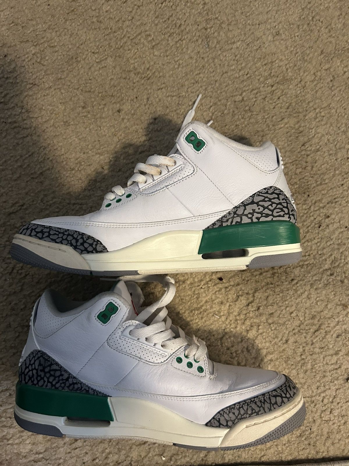 Jordan Brand Jordan 3 Lucky Green Size US 8.5 / EU 41-42 - 3 Thumbnail