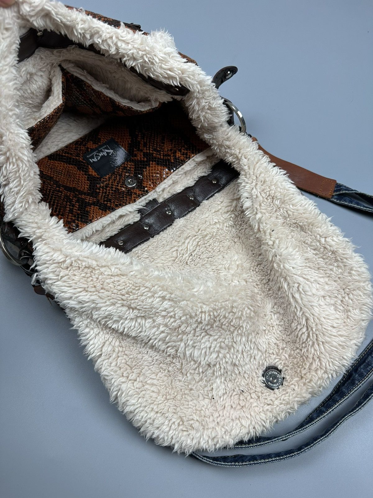 Japanese Brand × Kansai Yamamoto Vintage Kansai Yamamoto Snake Skin Sling/Cross Body Size ONE SIZE - 10 Thumbnail