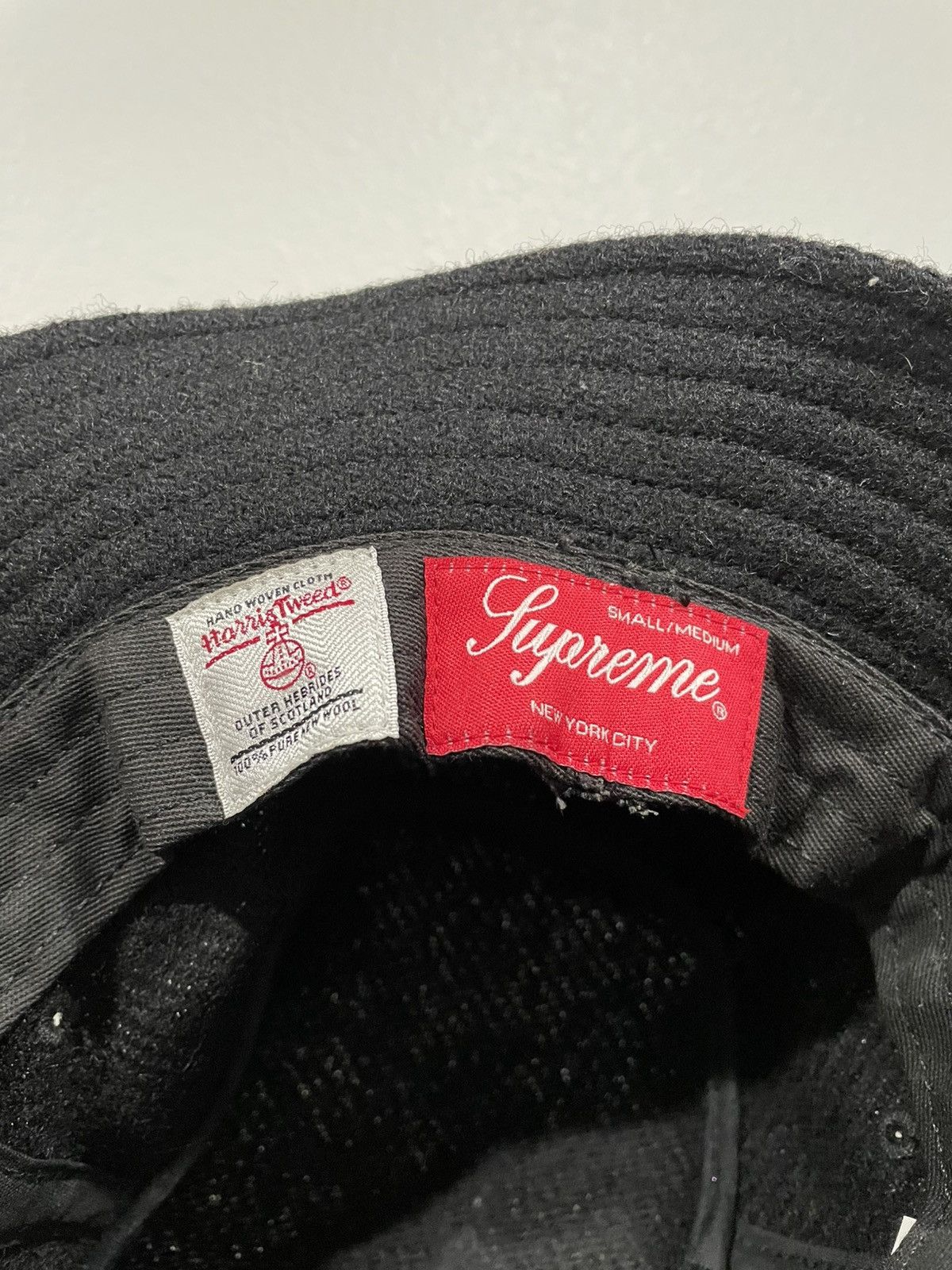 Supreme Supreme Harris Tweed Classic Logo Crusher Size ONE SIZE - 2 Thumbnail