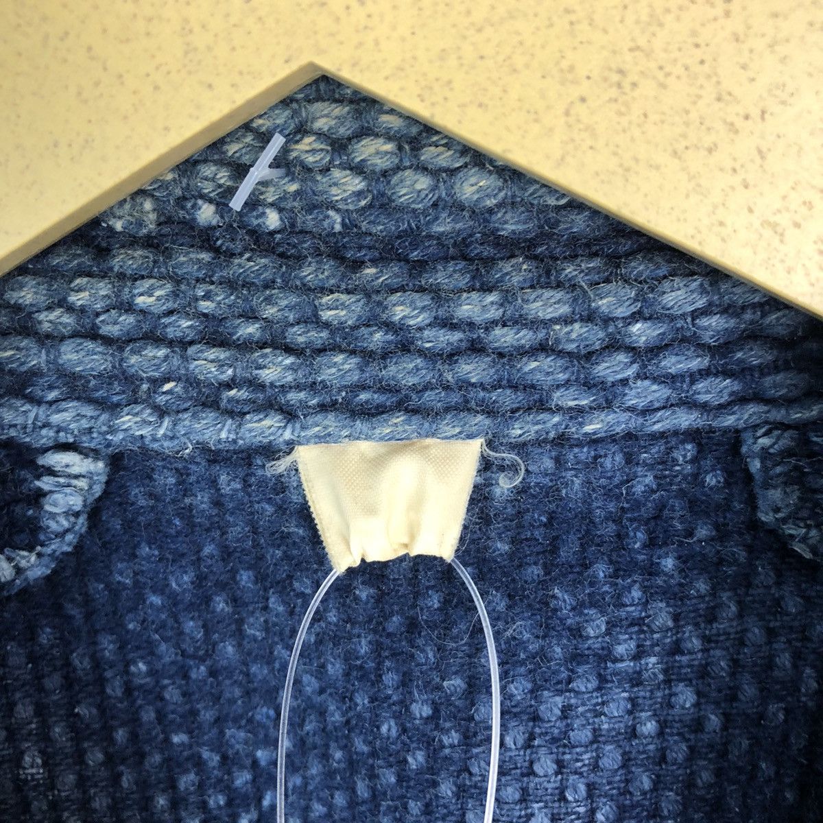 Indigo Japan indigo vintage Dark Blue Kimono cardigan #A568 Size US L / EU 52-54 / 3 - 10 Thumbnail
