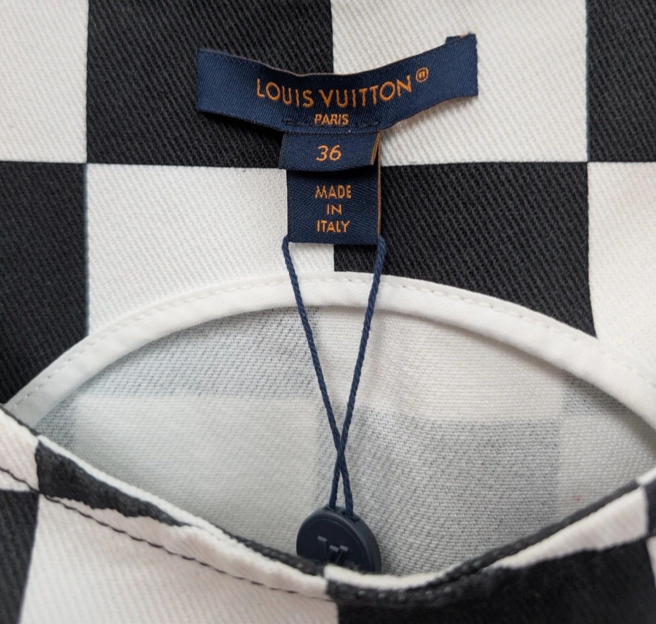 Louis Vuitton Louis Vuitton Checkered Dress Size XS / US 0-2 / IT 36-38 - 6 Thumbnail