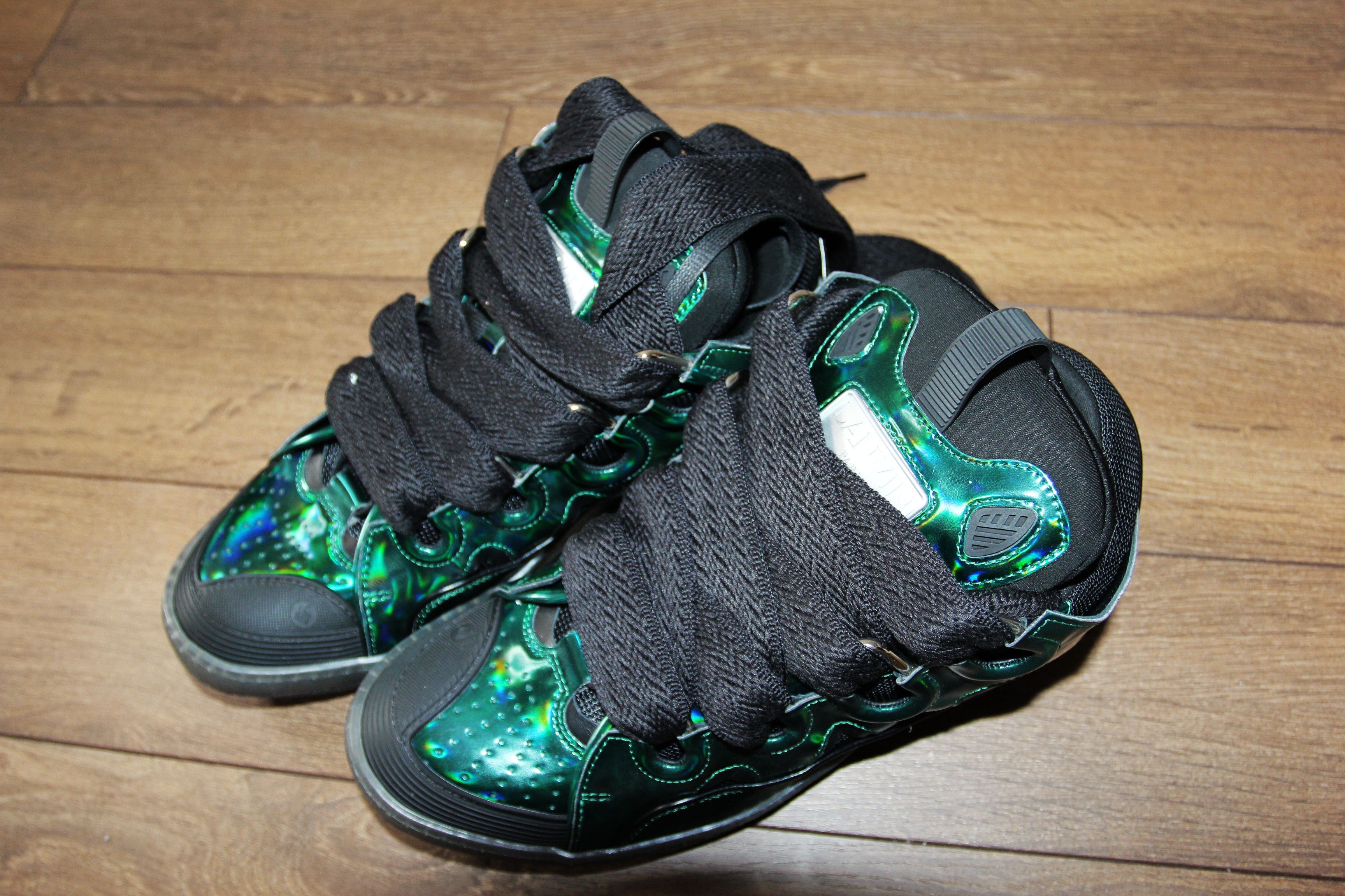 Lanvin BNWT SS23 LANVIN CURB SNEAKERS GREEN 42 Size US 9 / EU 42 - 2 Thumbnail