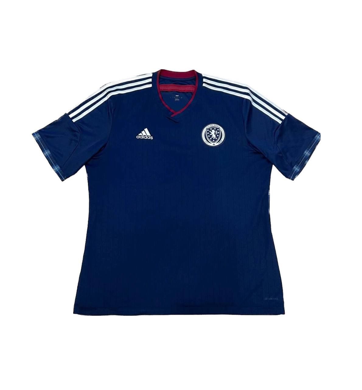 Adidas 2014/2015 Scotland Adidas Home Soccer Jersey Blue Size M Size US L / EU 52-54 / 3 - 1 Thumbnail