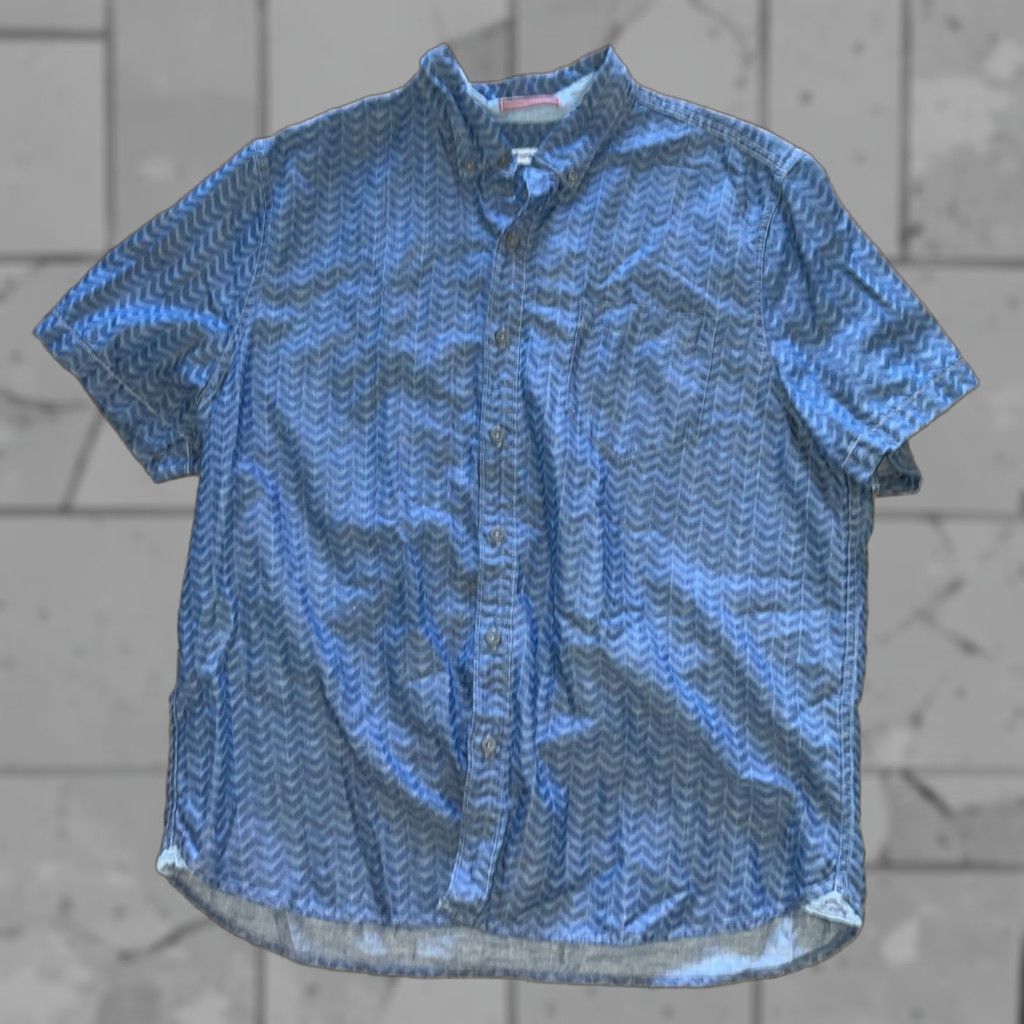Tommy Bahama Tommy Bahama Shirt Blue Hawaiian Mens XL Short Sleeve Button-Up Hawaiian Theme Mens XL Size US XL / EU 56 / 4 - 1 Thumbnail