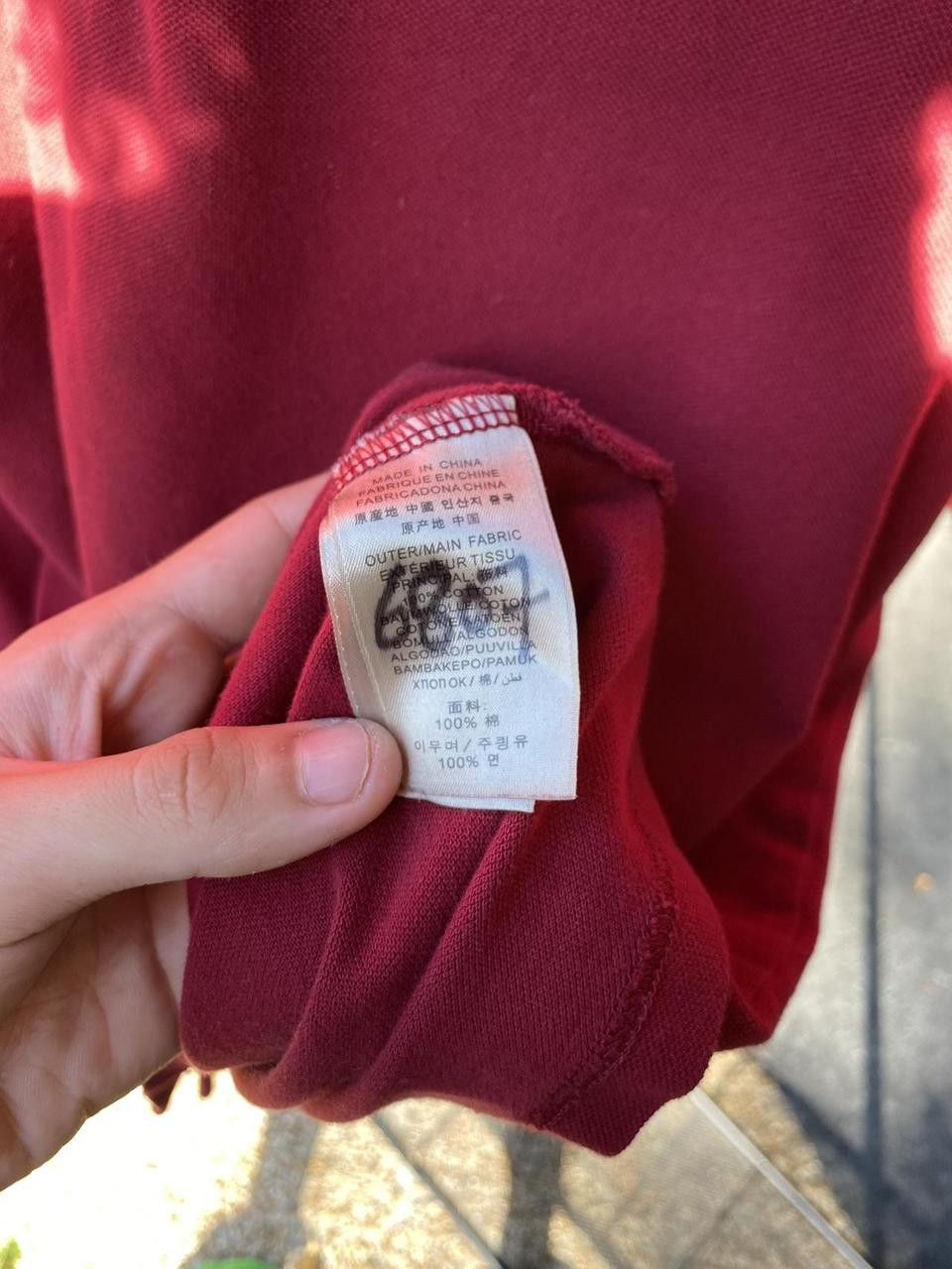 Burberry 90s Burberry’s London England Garnet Polo Button up XL Size US XL / EU 56 / 4 - 5 Thumbnail