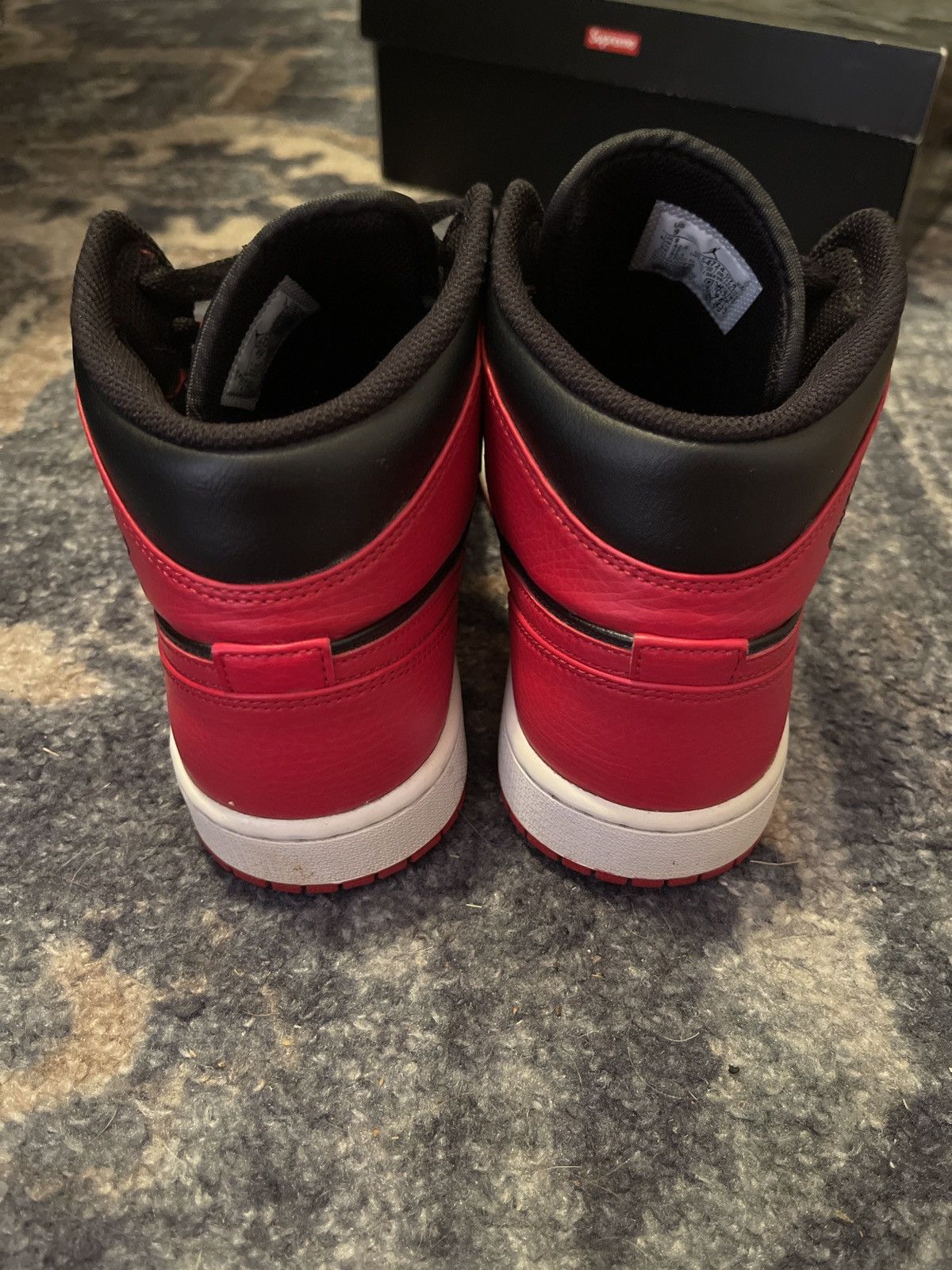 Jordan Brand × Nike Nike Air Jordan mid “Bred” Size US 9 / EU 42 - 4 Thumbnail