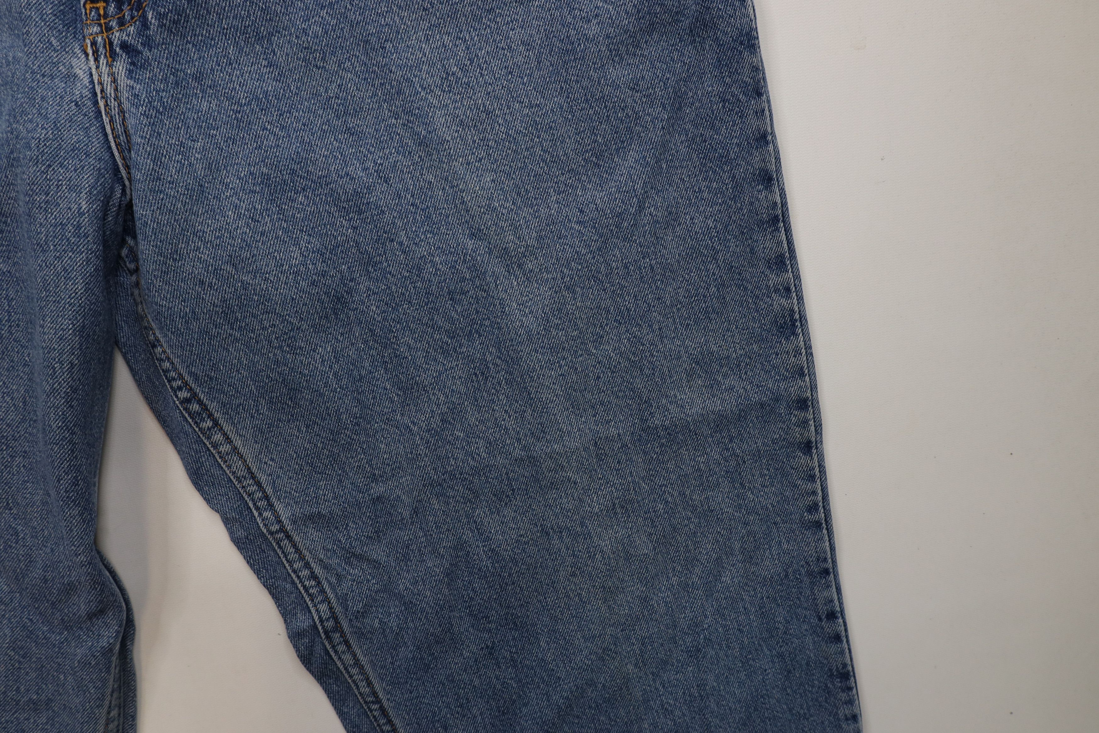 Tommy Hilfiger × Vintage Vintage 90s Tommy Hilfiger Baggy Wide Leg Denim Jeans Blue Size US 38 / EU 54 - 6 Thumbnail
