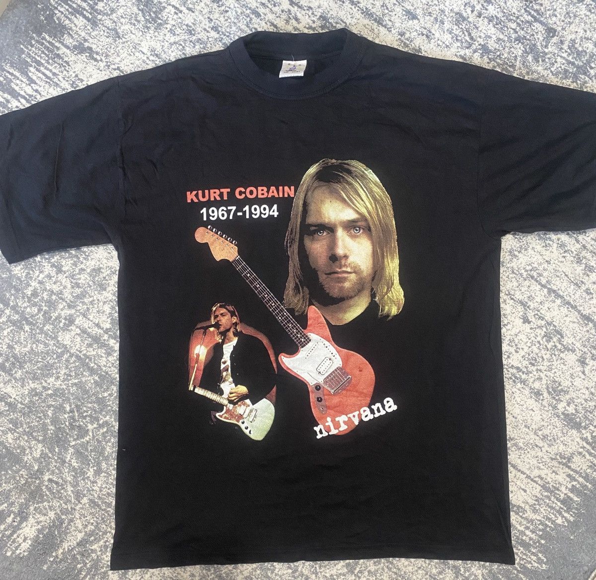 Nirvana Guitar T Shirt | Grailed