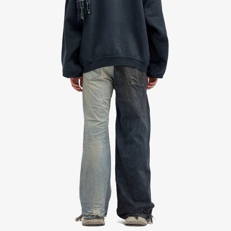 Balenciaga Balenciaga FW24 Blue Fifty Fifty Jeans Size US 30 / EU 46 - 15 Thumbnail