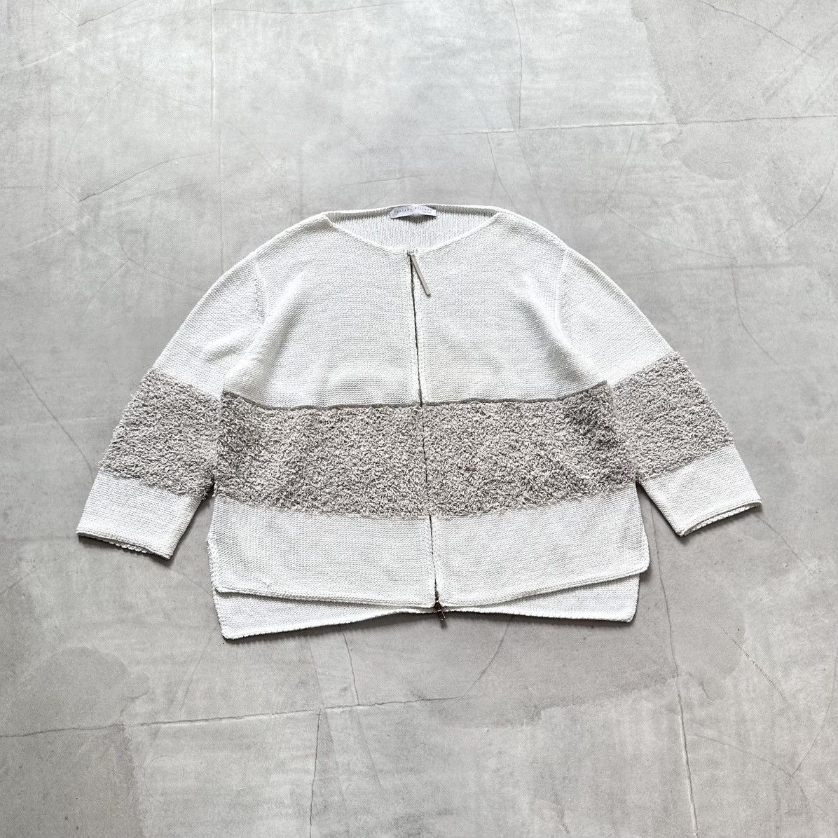 Sarah Pacini Fabiana Filippi Zip Sweater Brunello Cucinelli Vibe Size M / US 6-8 / IT 42-44 - 1 Thumbnail
