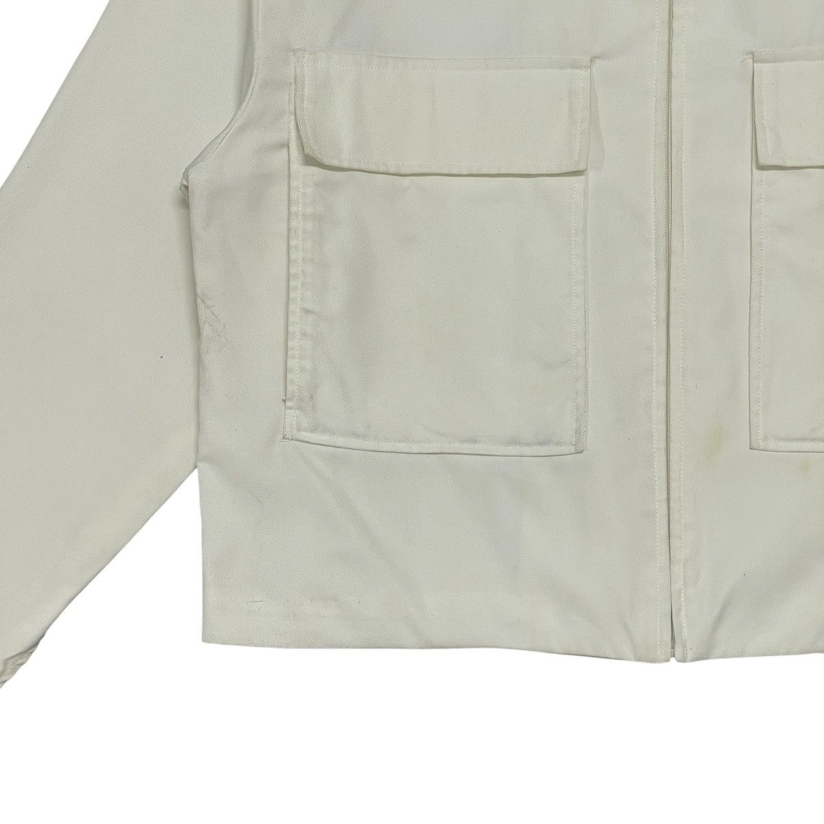 Opening Ceremony Opening Ceremony Off White Minimalist Cropped Zip-Up Jacket Size US M / EU 48-50 / 2 - 4 Thumbnail