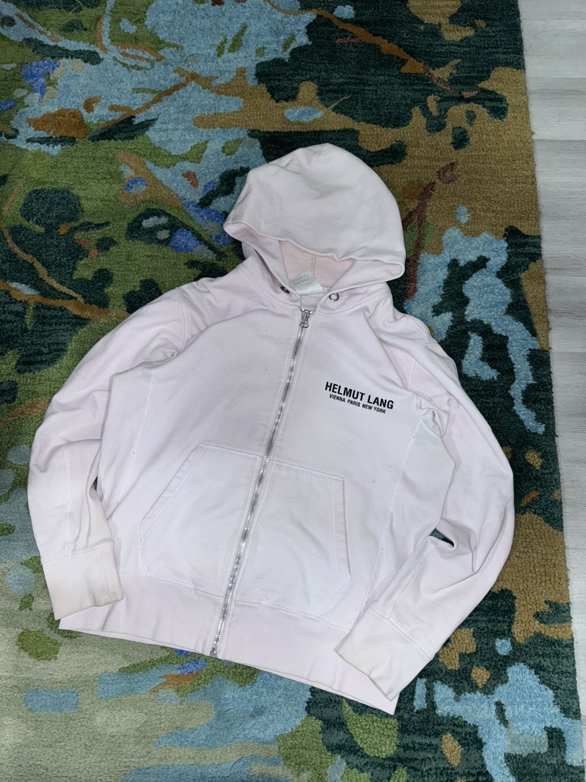 Helmut Lang Zip Hoodie | Grailed