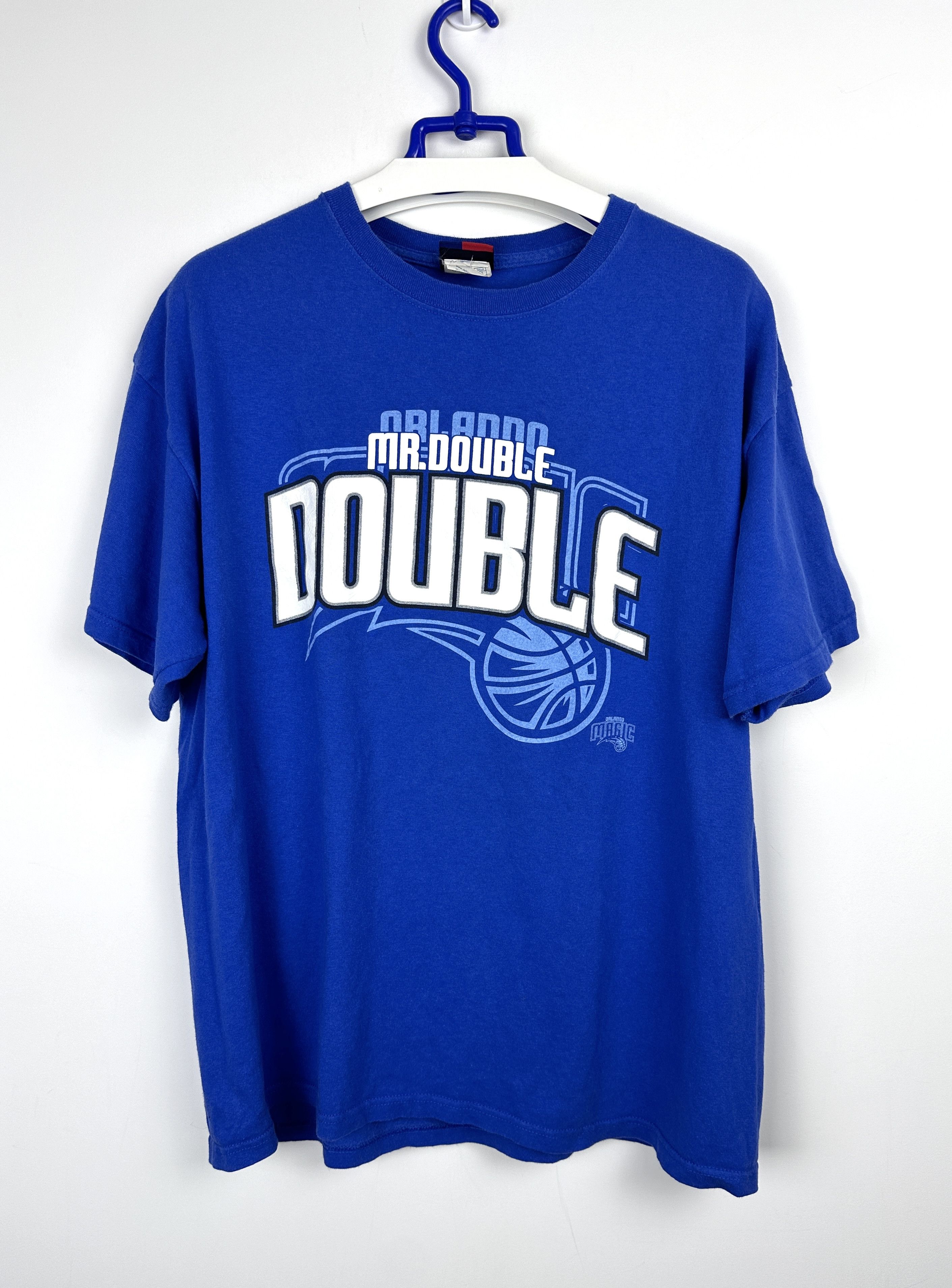 Majestic Vintage Majestic Orlando Magic Dwight Howard Mr. Double tee Size US L / EU 52-54 / 3 - 6 Thumbnail