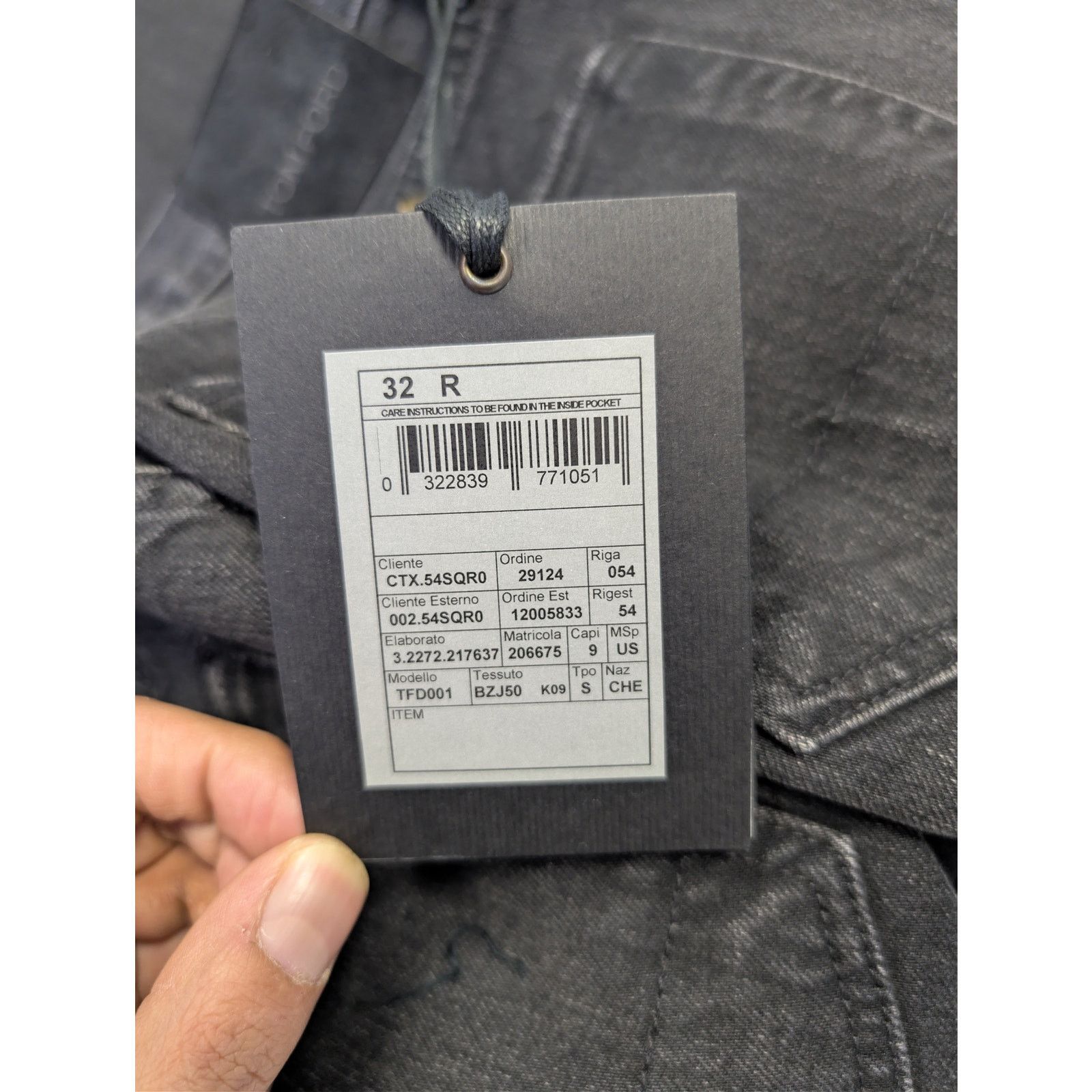 Tom Ford o1rshd1 Slim-Fit Denim Jeans in Black Size US 32 / EU 48 - 22 Thumbnail